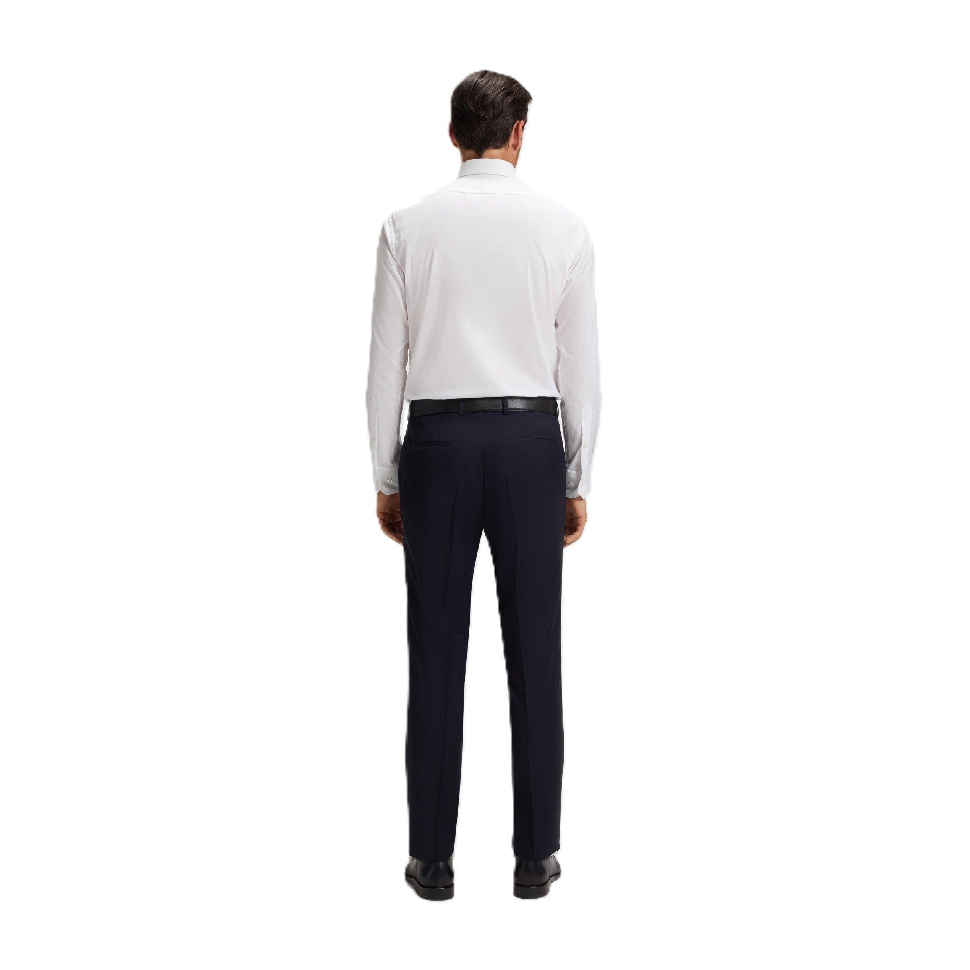 White - Boss - Men's H Joe Kent Long Sleeve Oxford Shirt - 2