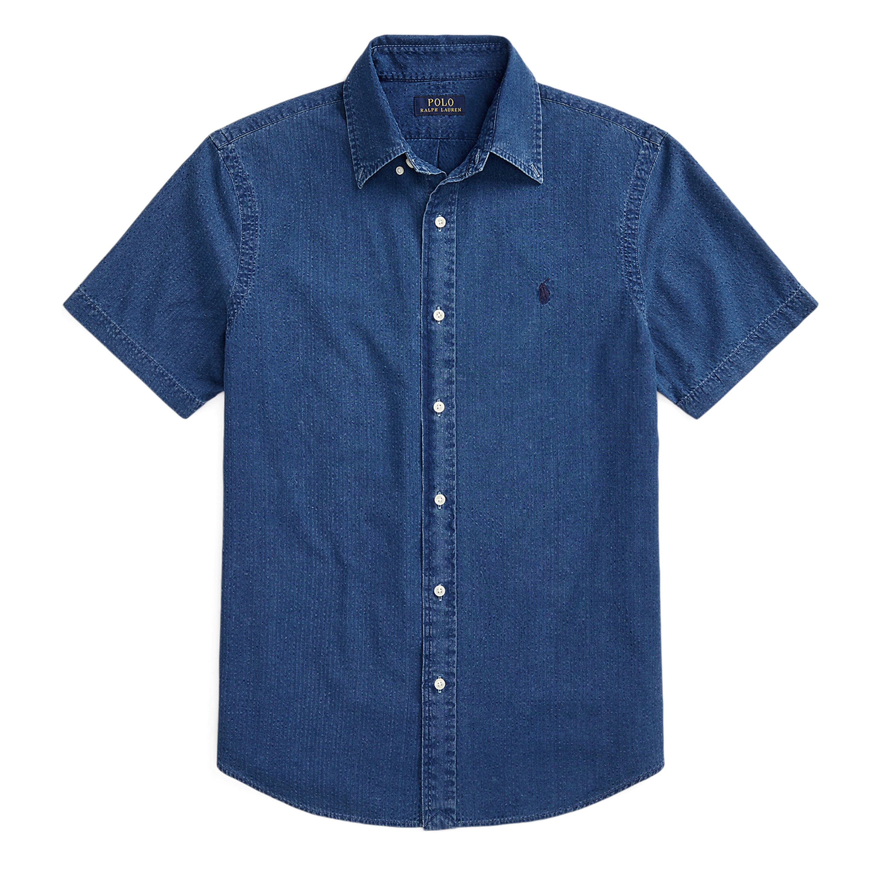 Polo seersucker shirt on sale