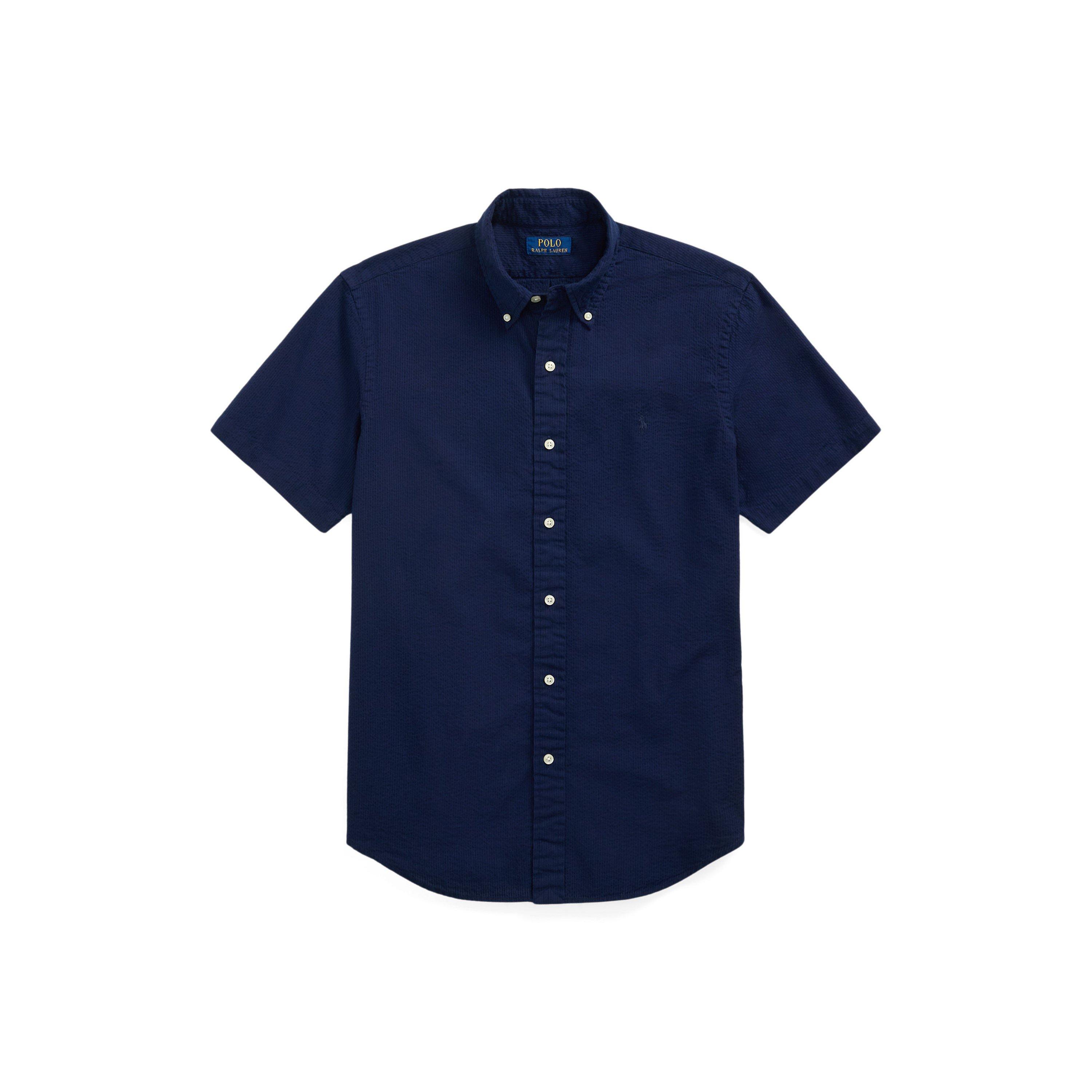 Polo Ralph Lauren Seersucker Shirt - Astoria Navy - S
