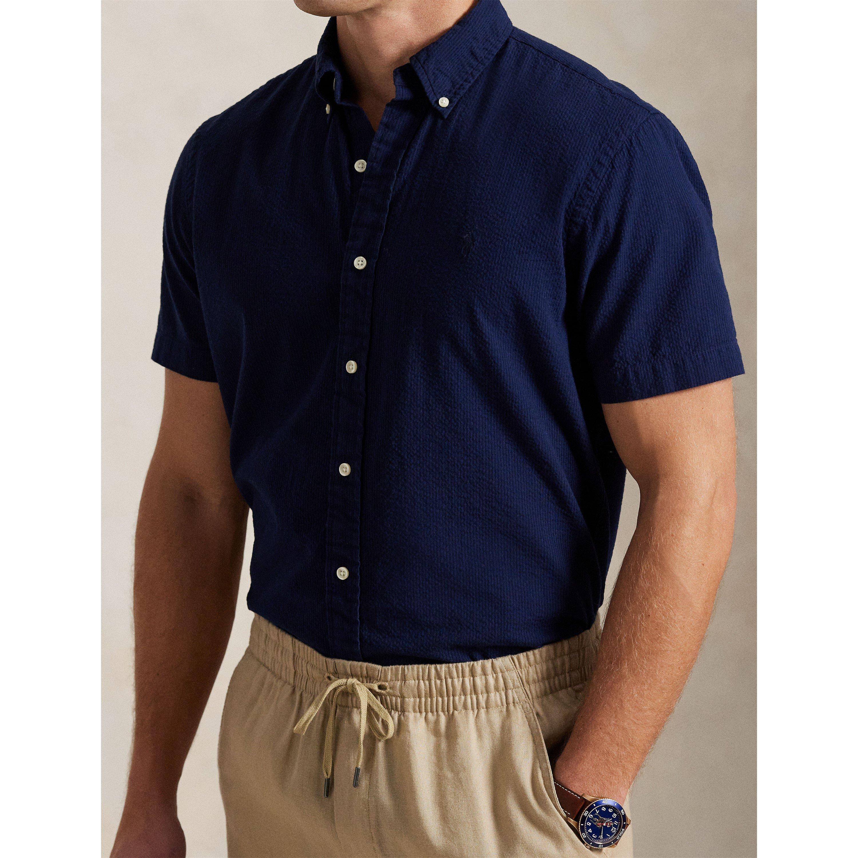 Astoria Navy - Polo Ralph Lauren - Seersucker Shirt - 4
