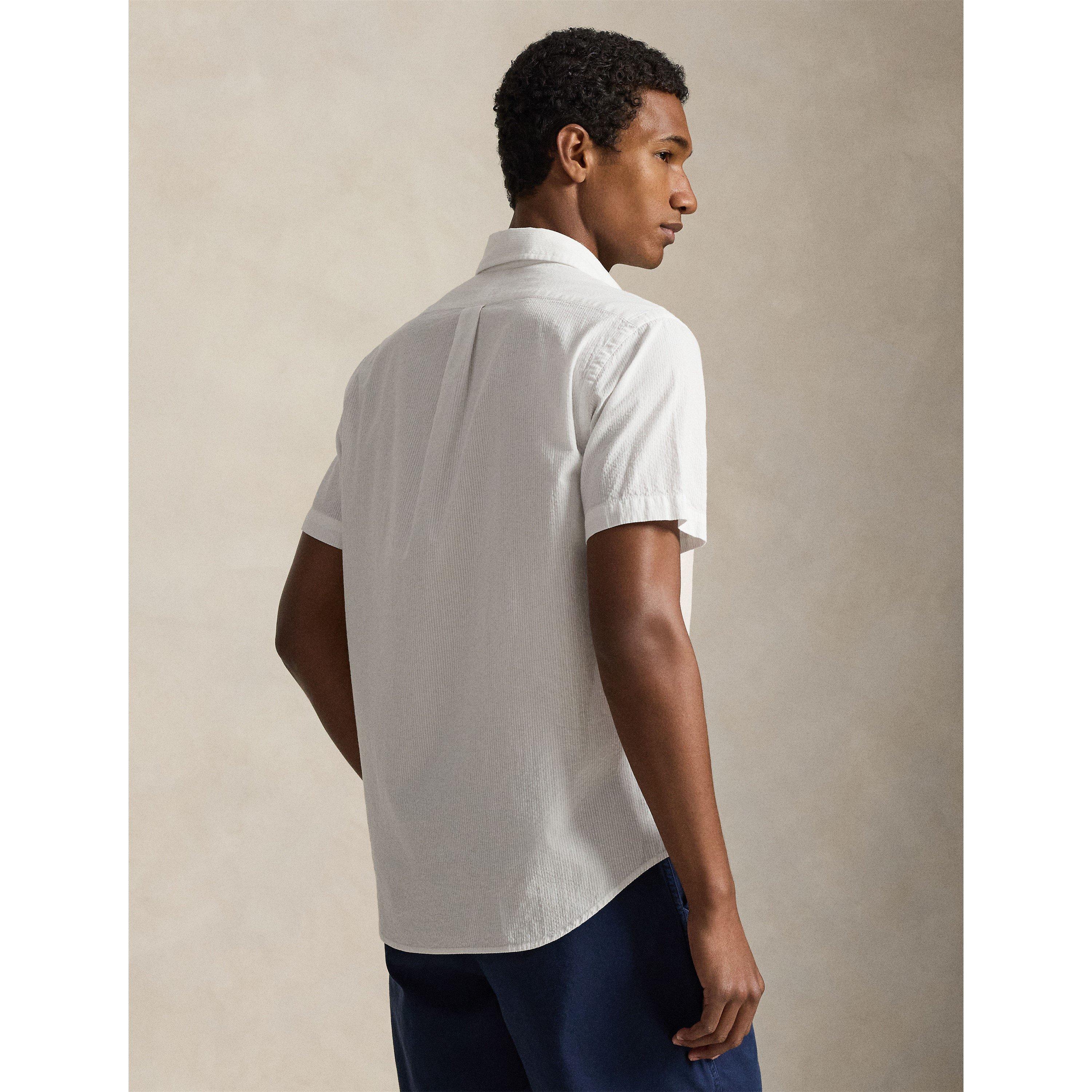 White - Polo Ralph Lauren - Seersucker Shirt - 4