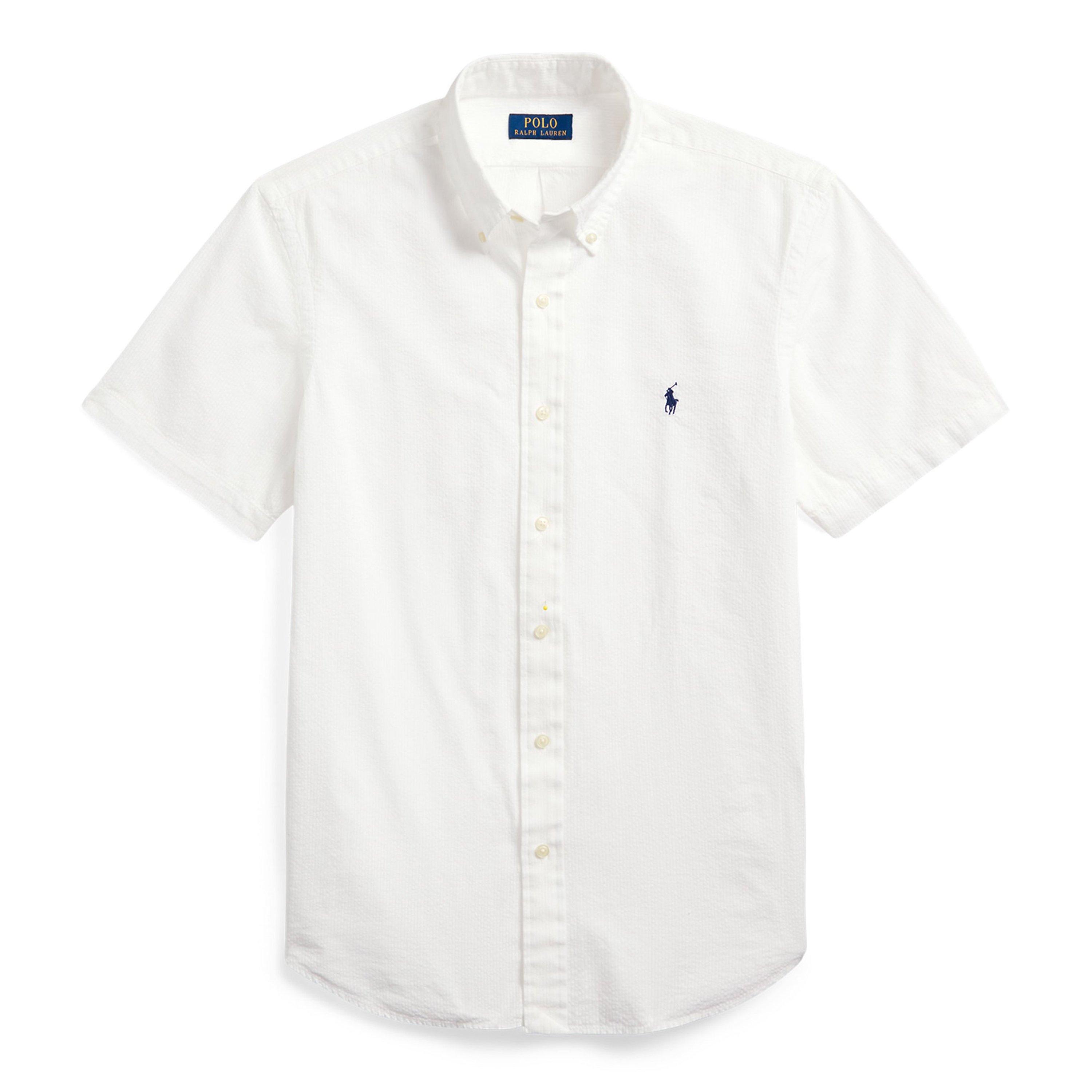 White - Polo Ralph Lauren - Seersucker Shirt - 1