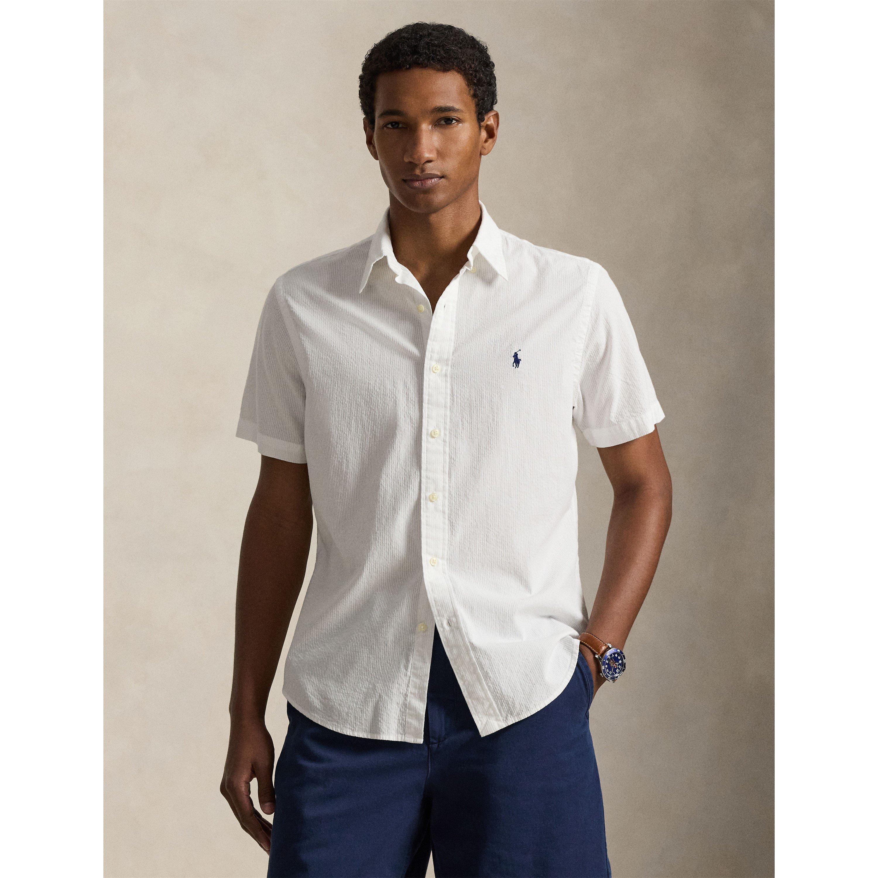 White - Polo Ralph Lauren - Seersucker Shirt - 2