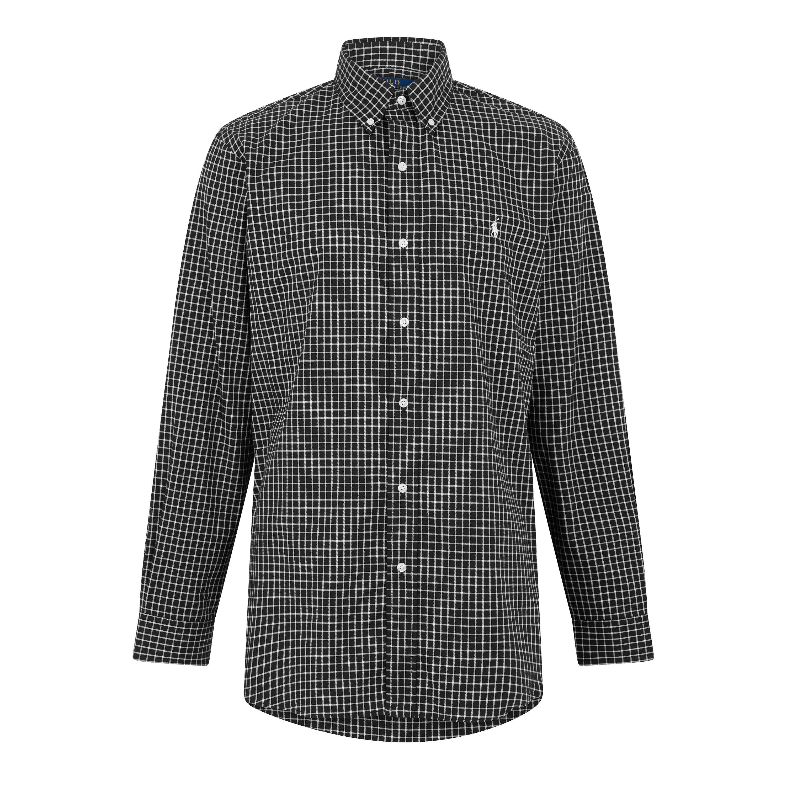 Polo Blk Cream - Polo Ralph Lauren - Polo Check Twill LS Sn64 - 1