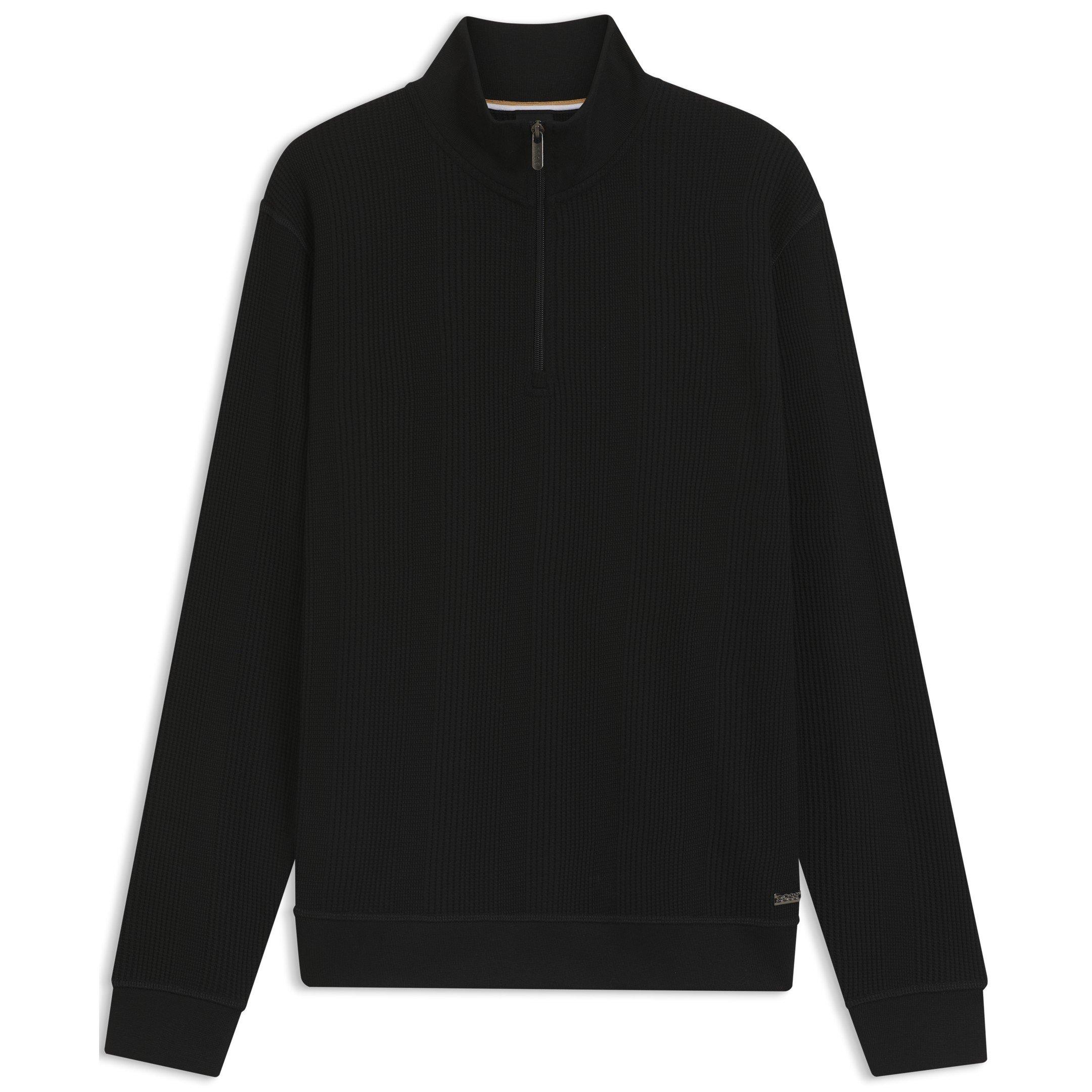 Black - Boss - Boss Structure 1/4 Zip 10269578 02