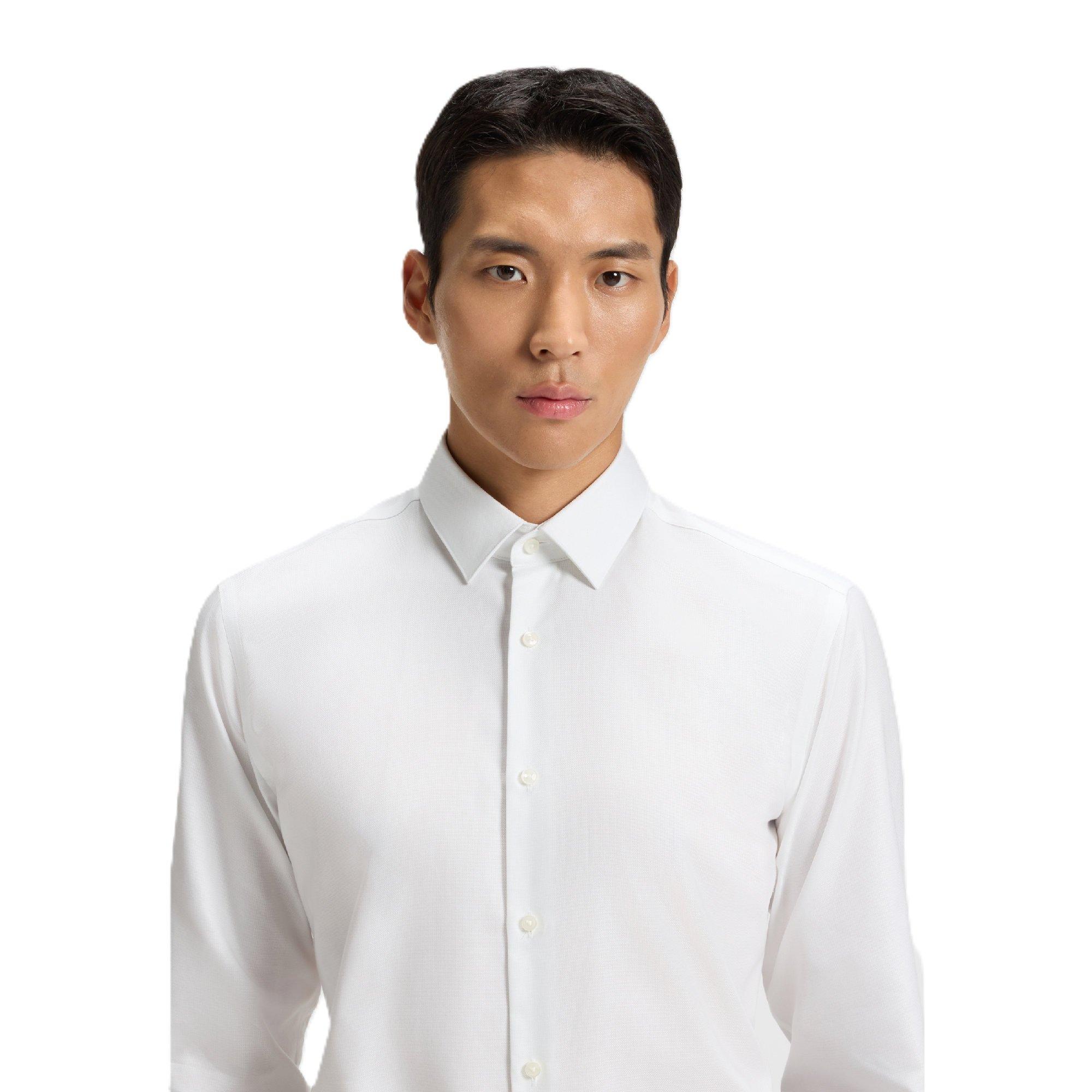 White - Boss - P-Hank-S-Kent-C1-222 10238277 Oxford Shirt Mens - 3