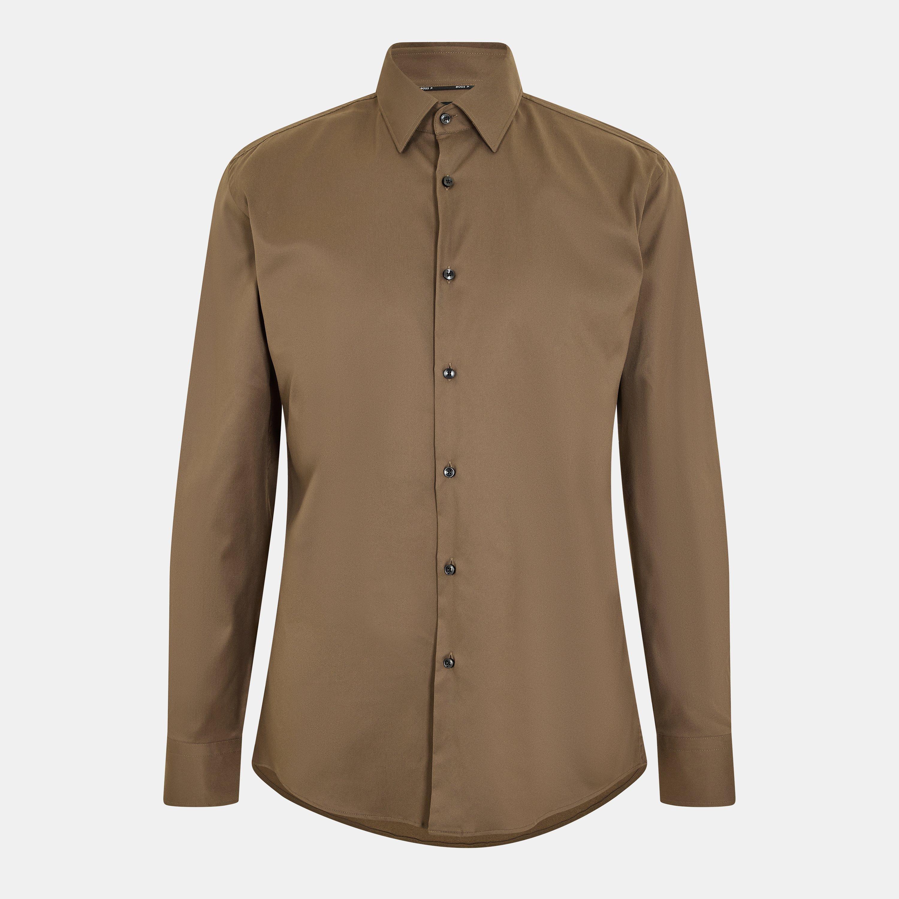 Green - Boss - Men's P Hank Kent Long Sleeve Oxford Shirt - 1