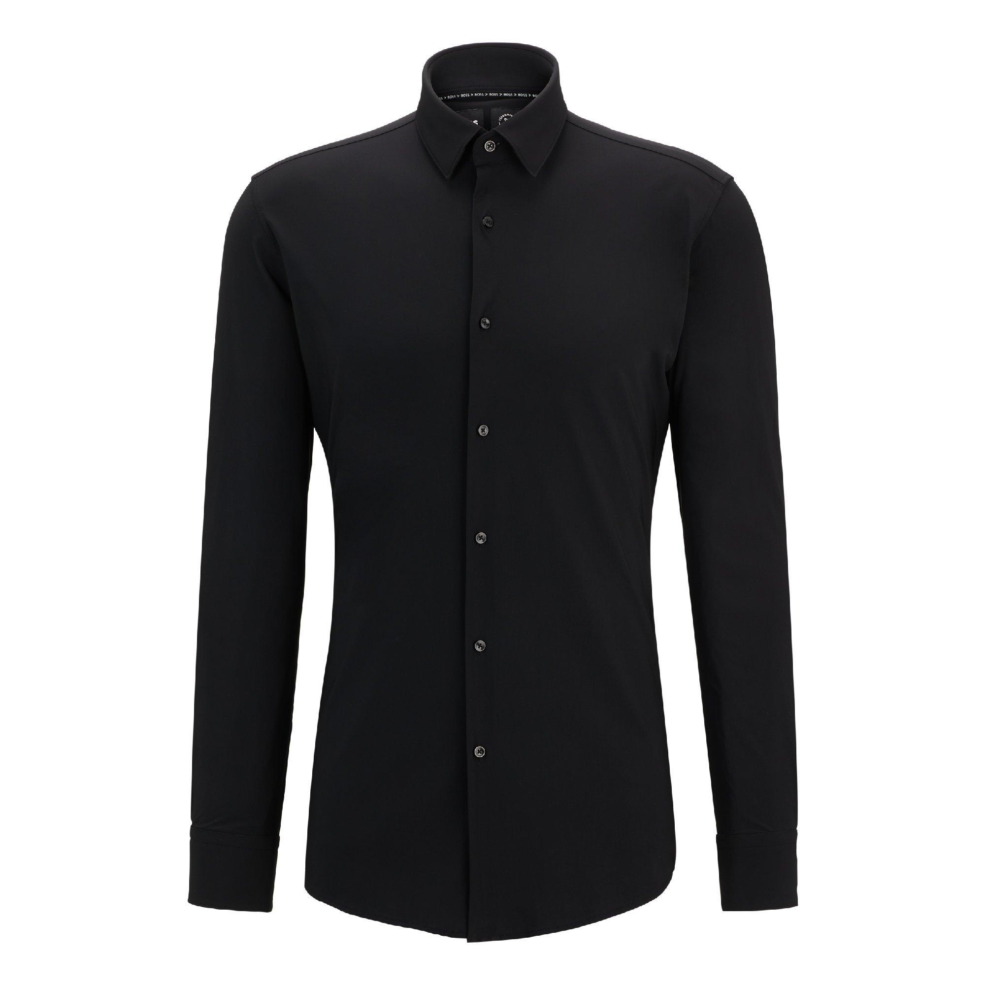 Black - Boss - P-Hank-S-Kent-C1-222 10248739 Oxford Shirt Mens - 4