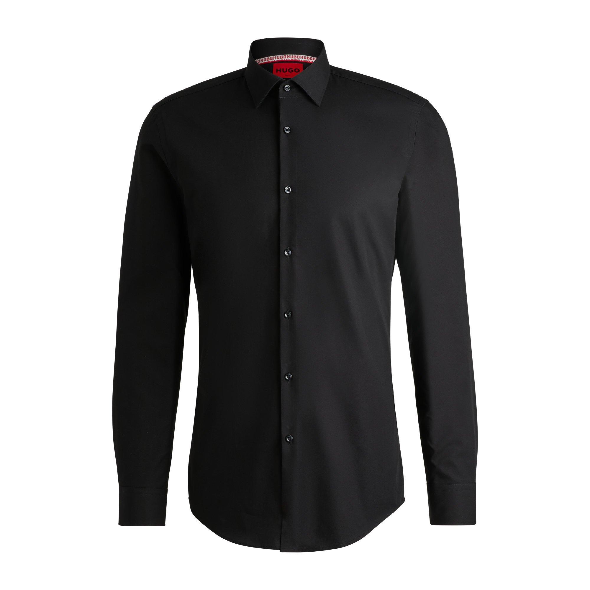 Black - Boss - Koey 10181991 02 Oxford Shirt Mens - 4