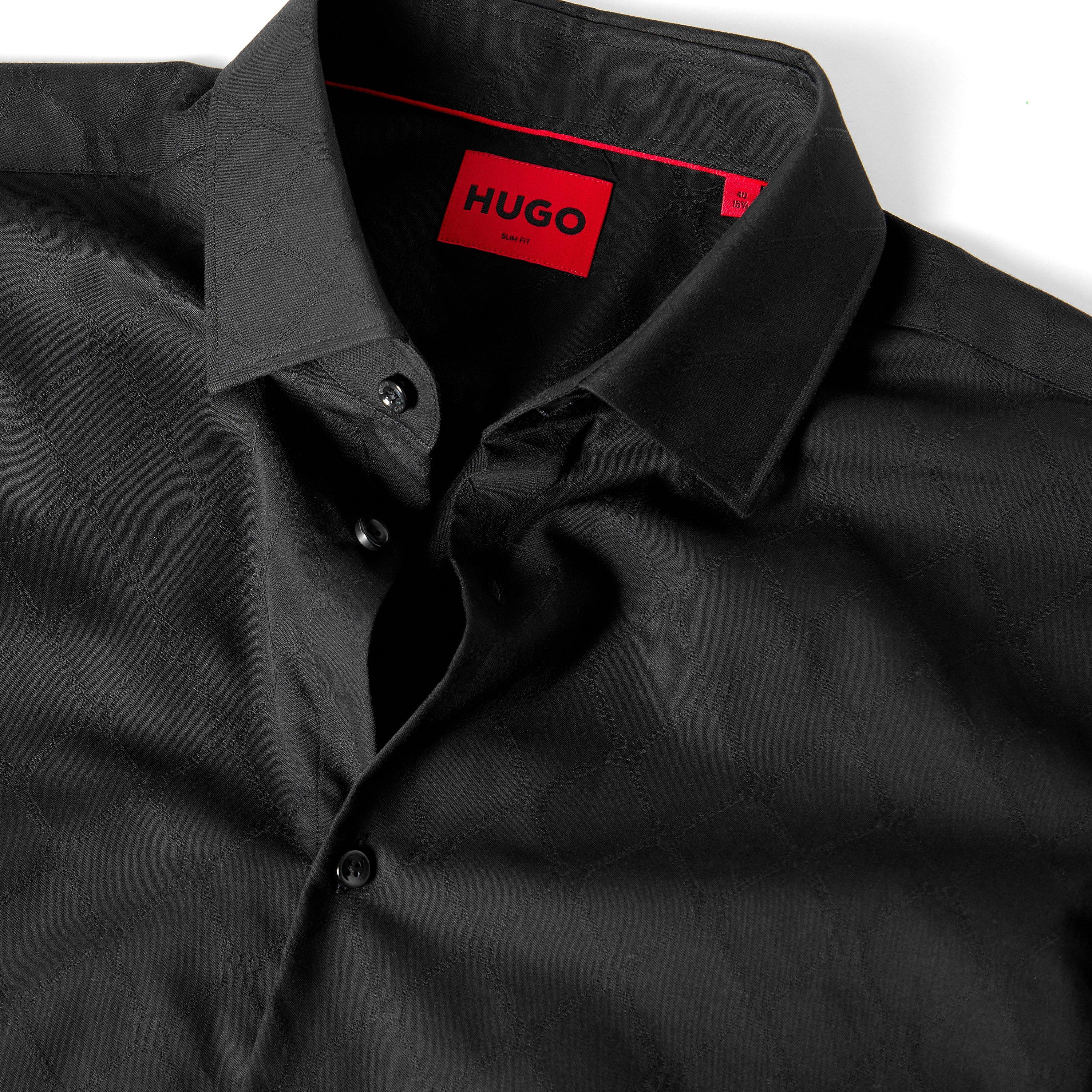 Black - Boss - Kenno 10262713 01 Oxford Shirt Mens - 3