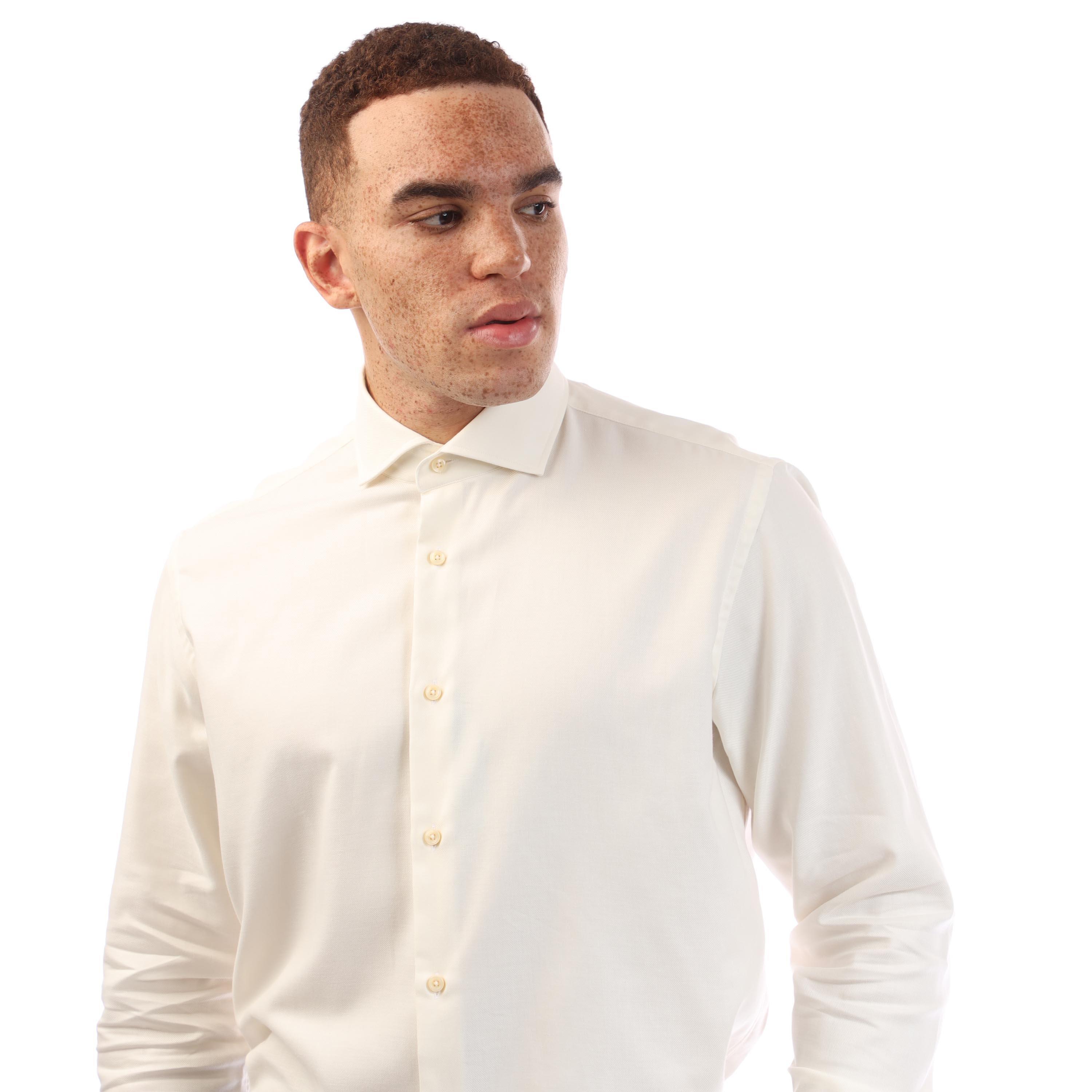 White - Boss - H-Joe-Spread-C1-222 10264874 0 Oxford Shirt Mens - 2