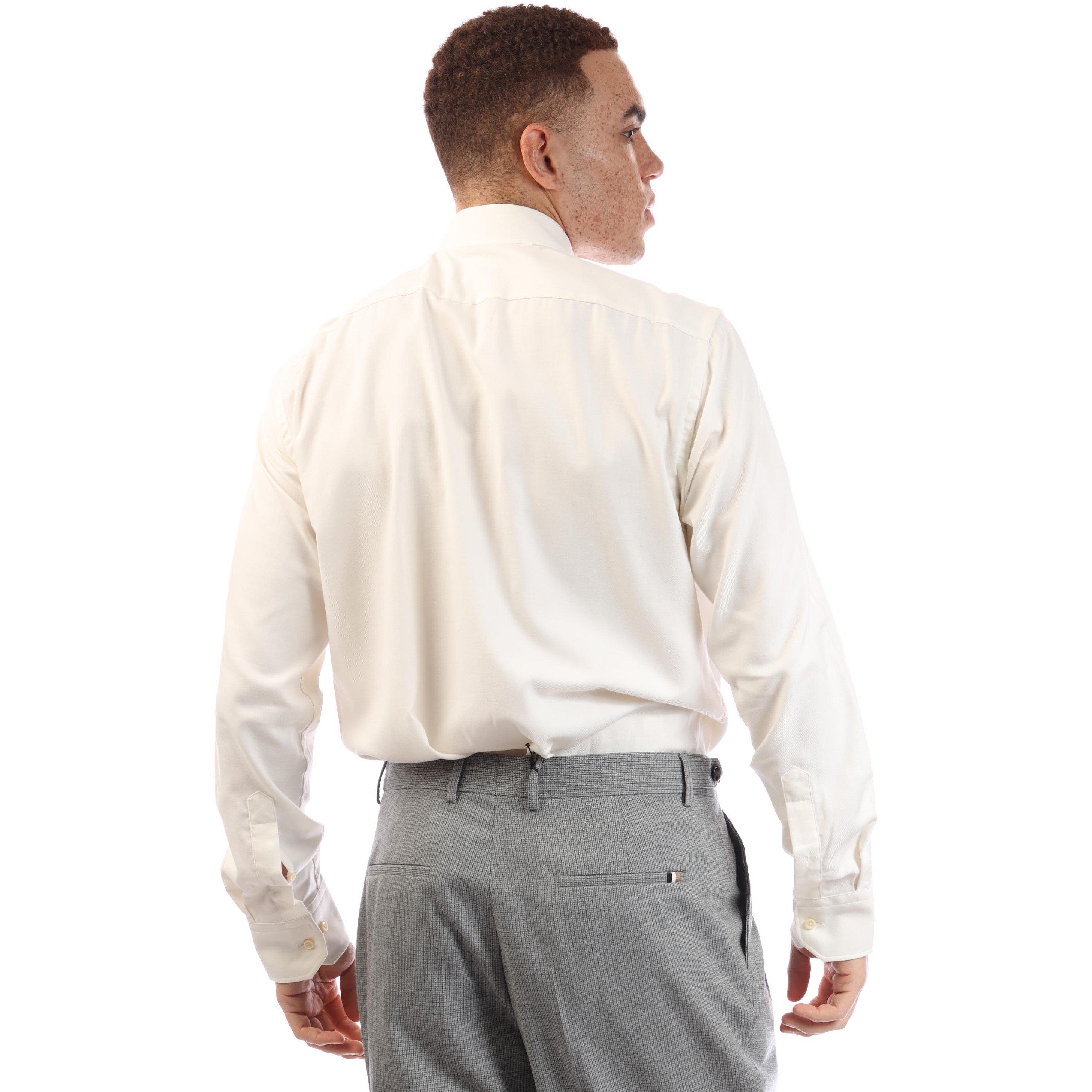 White - Boss - H-Joe-Spread-C1-222 10264874 0 Oxford Shirt Mens - 3
