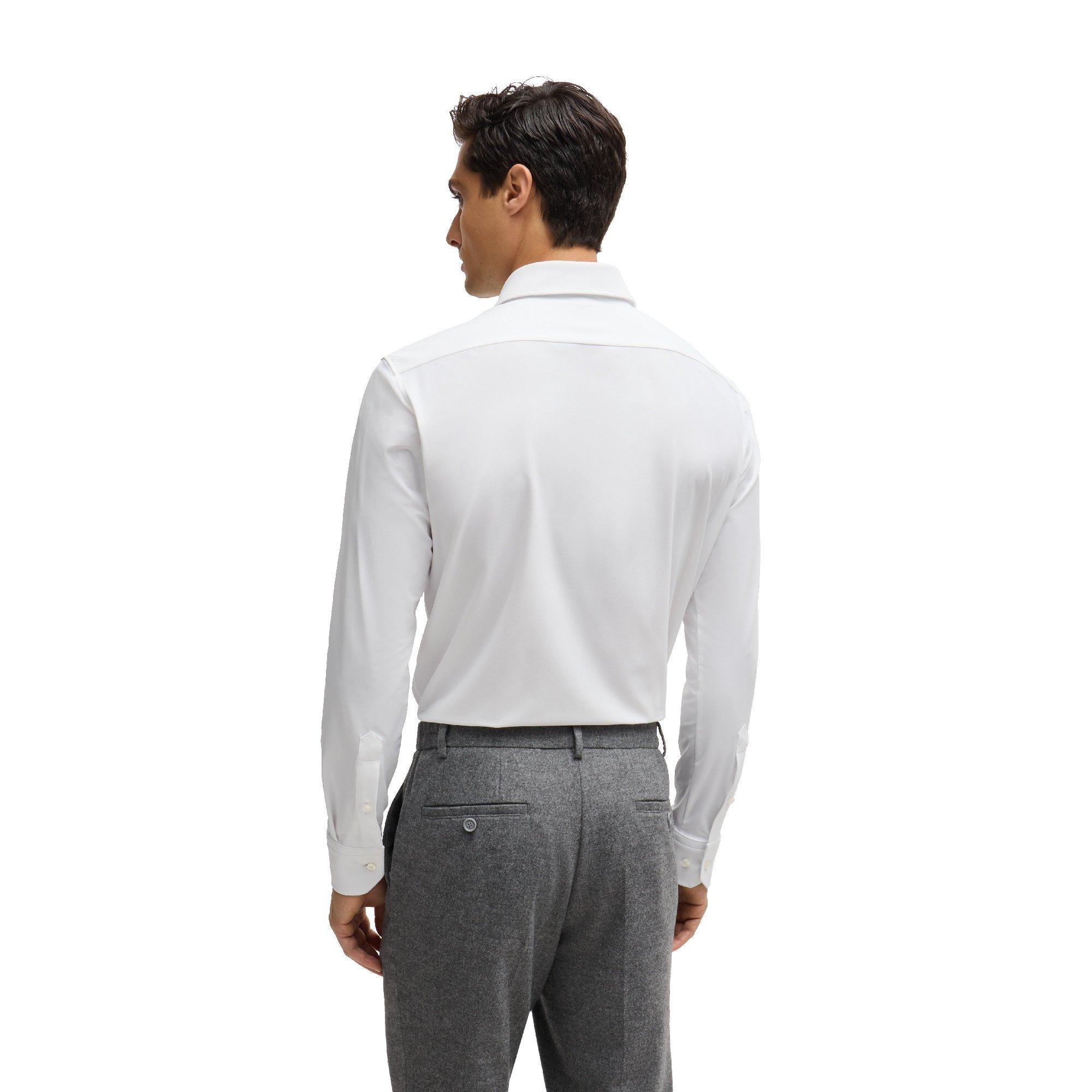 White - Boss - P-Joe-Kent-C1-222 10265134 01 Oxford Shirt Mens - 2