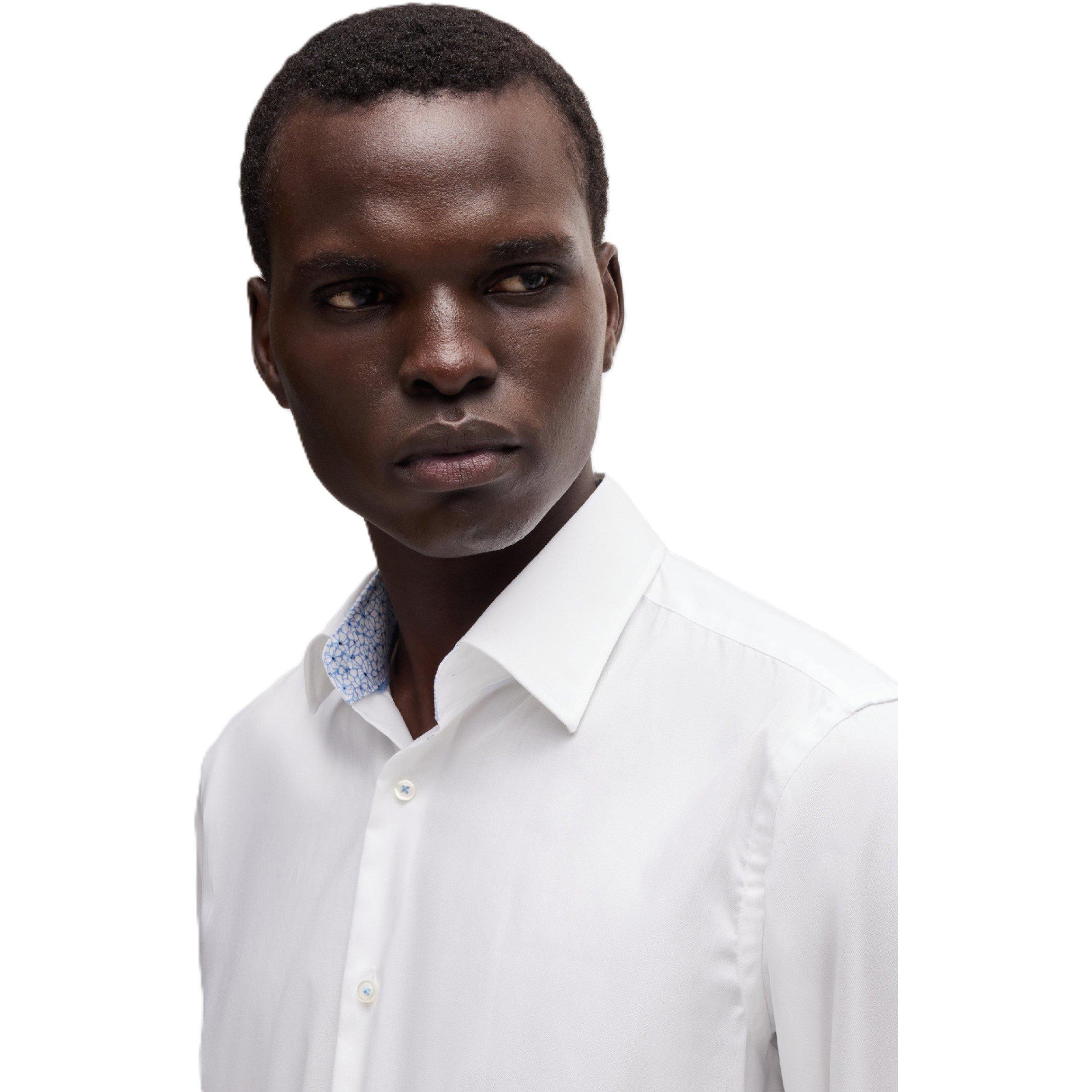 White - Boss - H-Joe-Kent-C3-214 10245425 04 Oxford Shirt Mens - 3