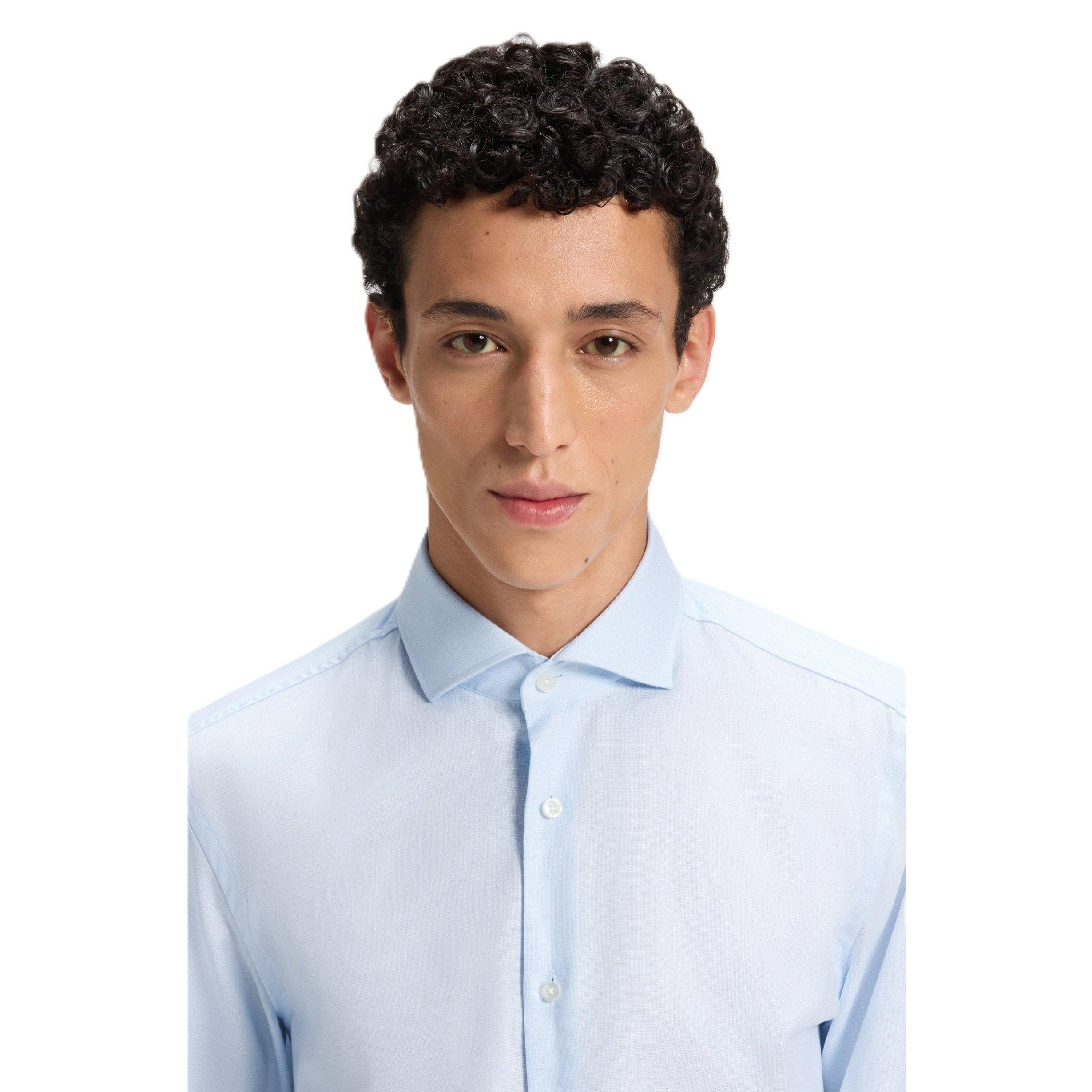 Blue - Boss - H-Hank-Spread-C1-222 10270693 Oxford Shirt Mens - 3