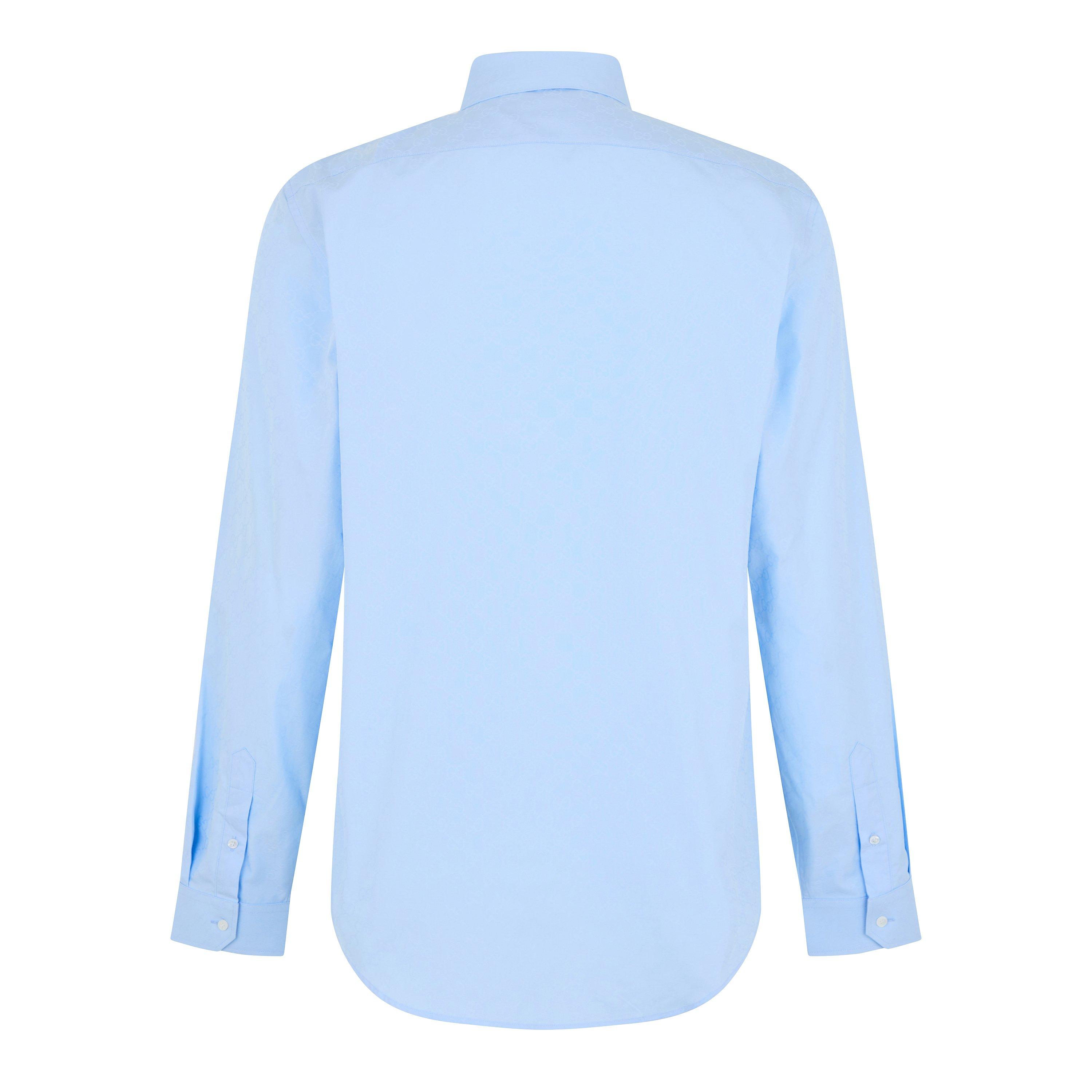Blue - Gucci - Gucci GG Shirt Sn62 - 2