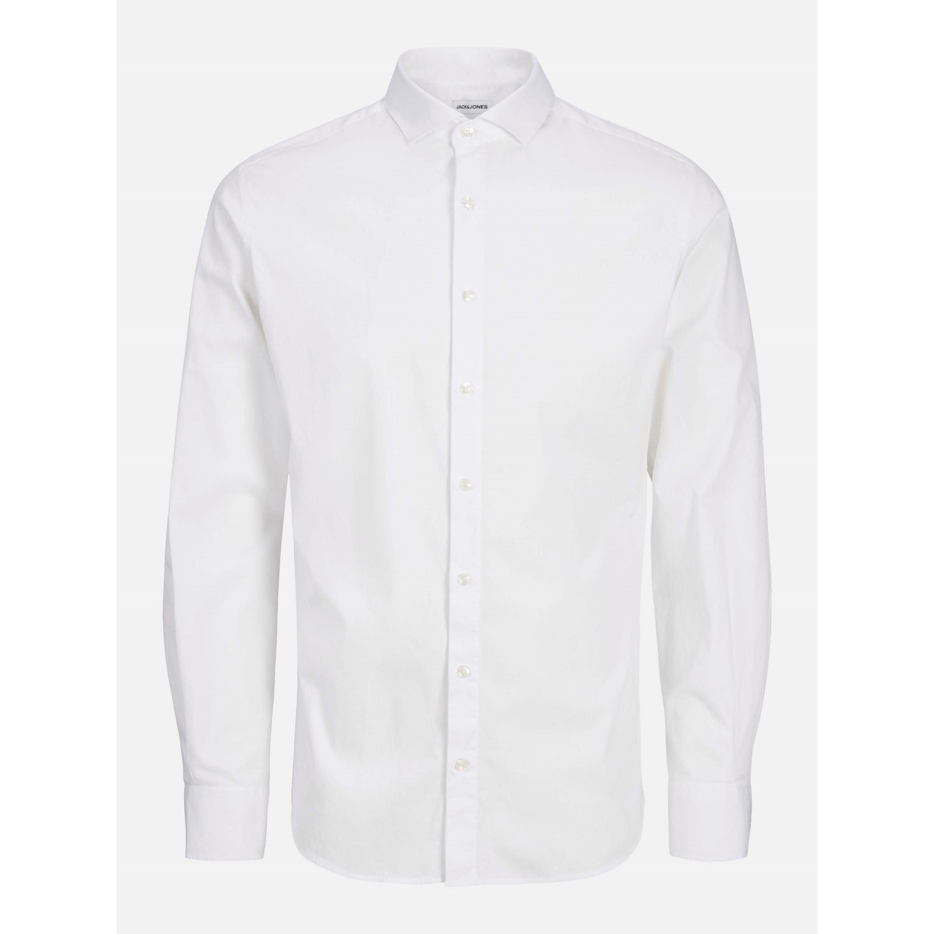 Jack And Jones Boys Axel Stretch Shirt Junior Jack - White - 10 Years