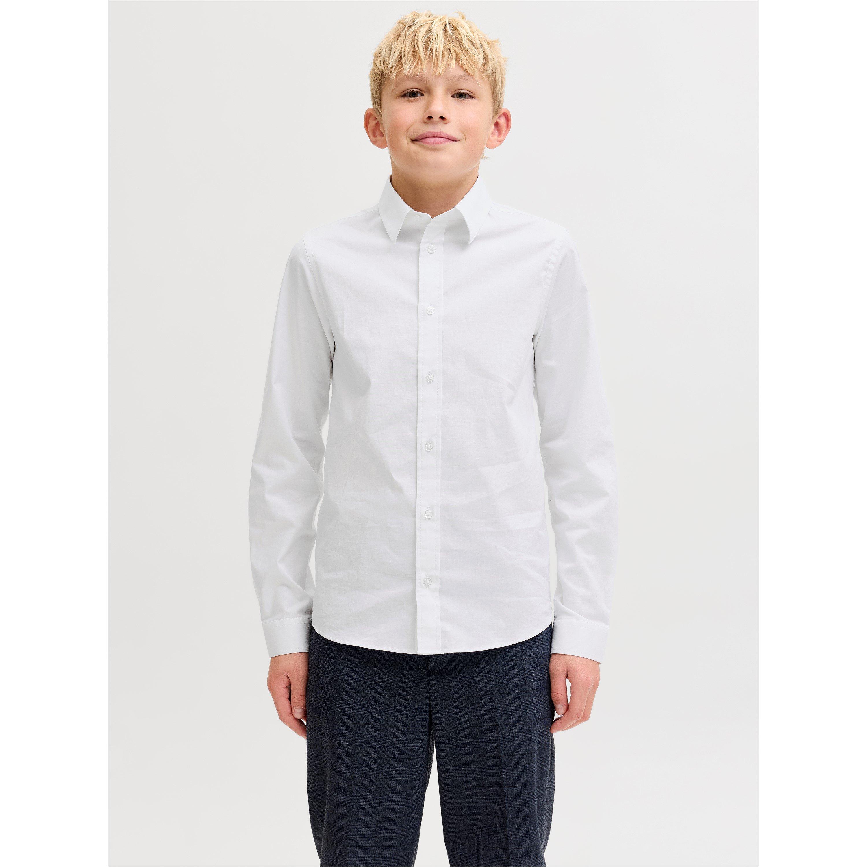 White - Jack and Jones - Axel Stretch Shirt  Junior Jack - 2