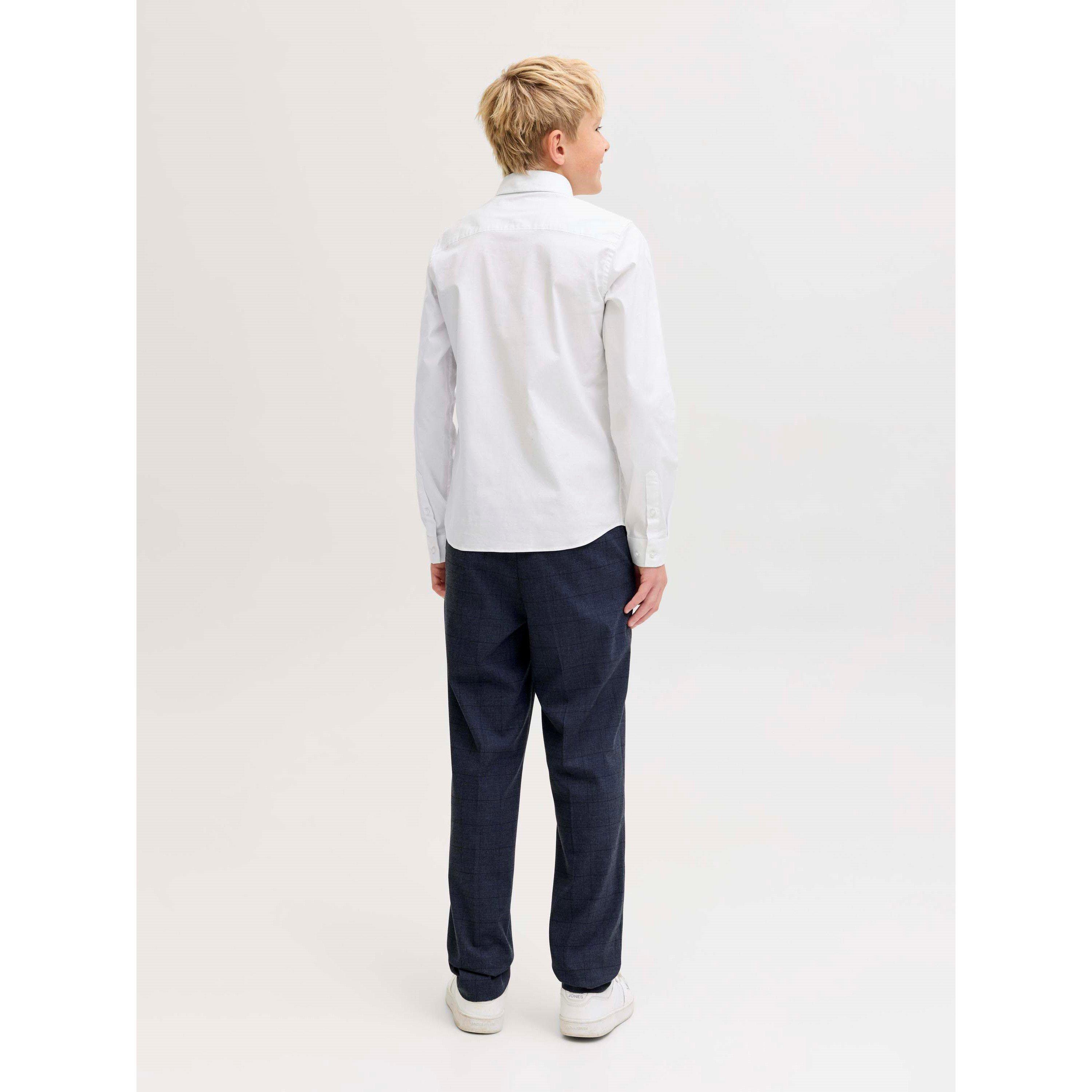 White - Jack and Jones - Axel Stretch Shirt  Junior Jack - 3