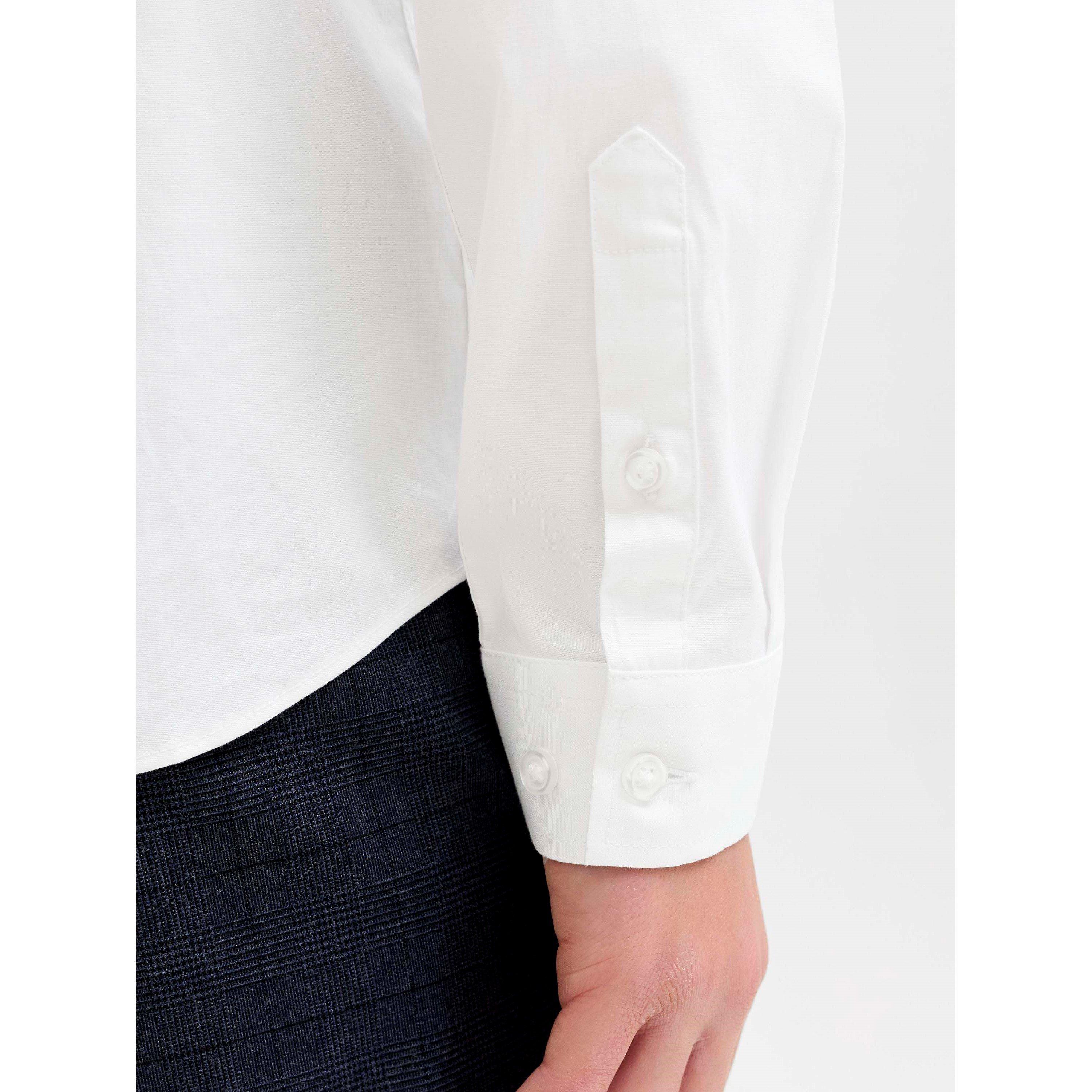 White - Jack and Jones - Axel Stretch Shirt  Junior Jack - 5