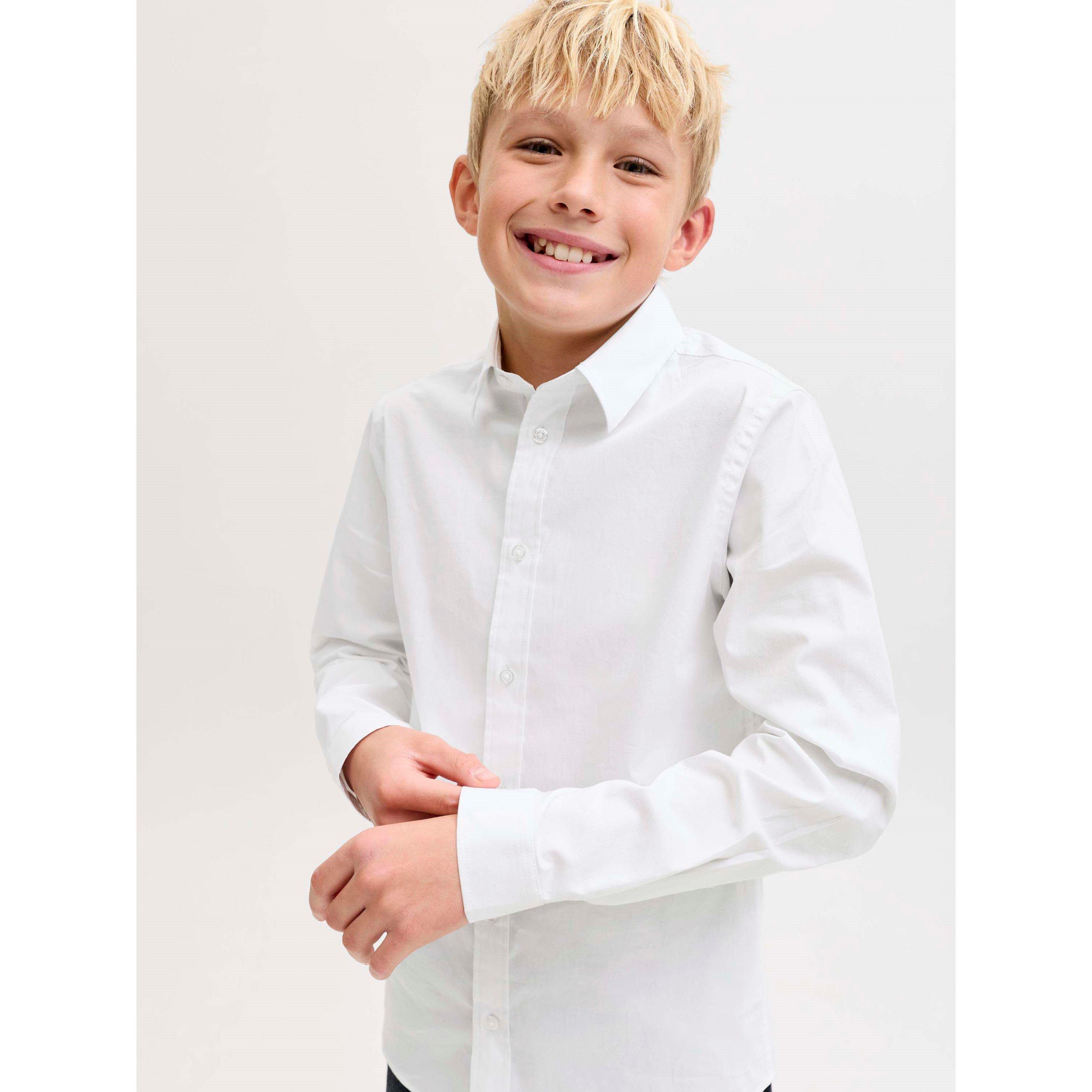 White - Jack and Jones - Axel Stretch Shirt  Junior Jack - 6