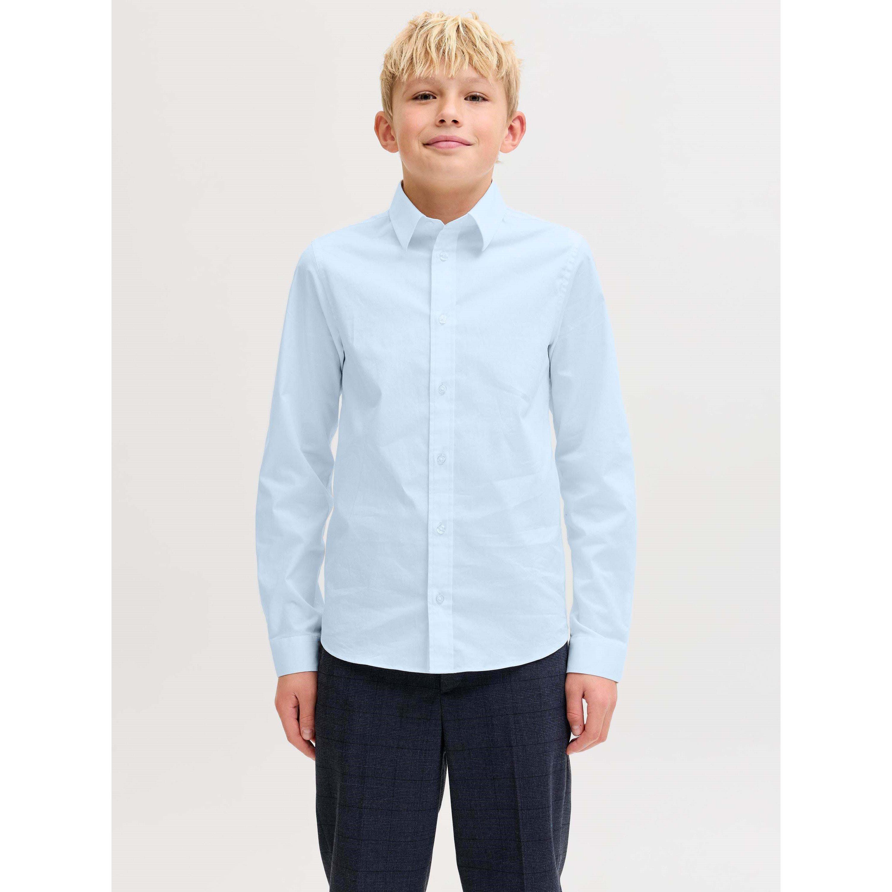 Cashmere plava. - Jack and Jones - Axel Stretch Shirt  Junior Jack - 2