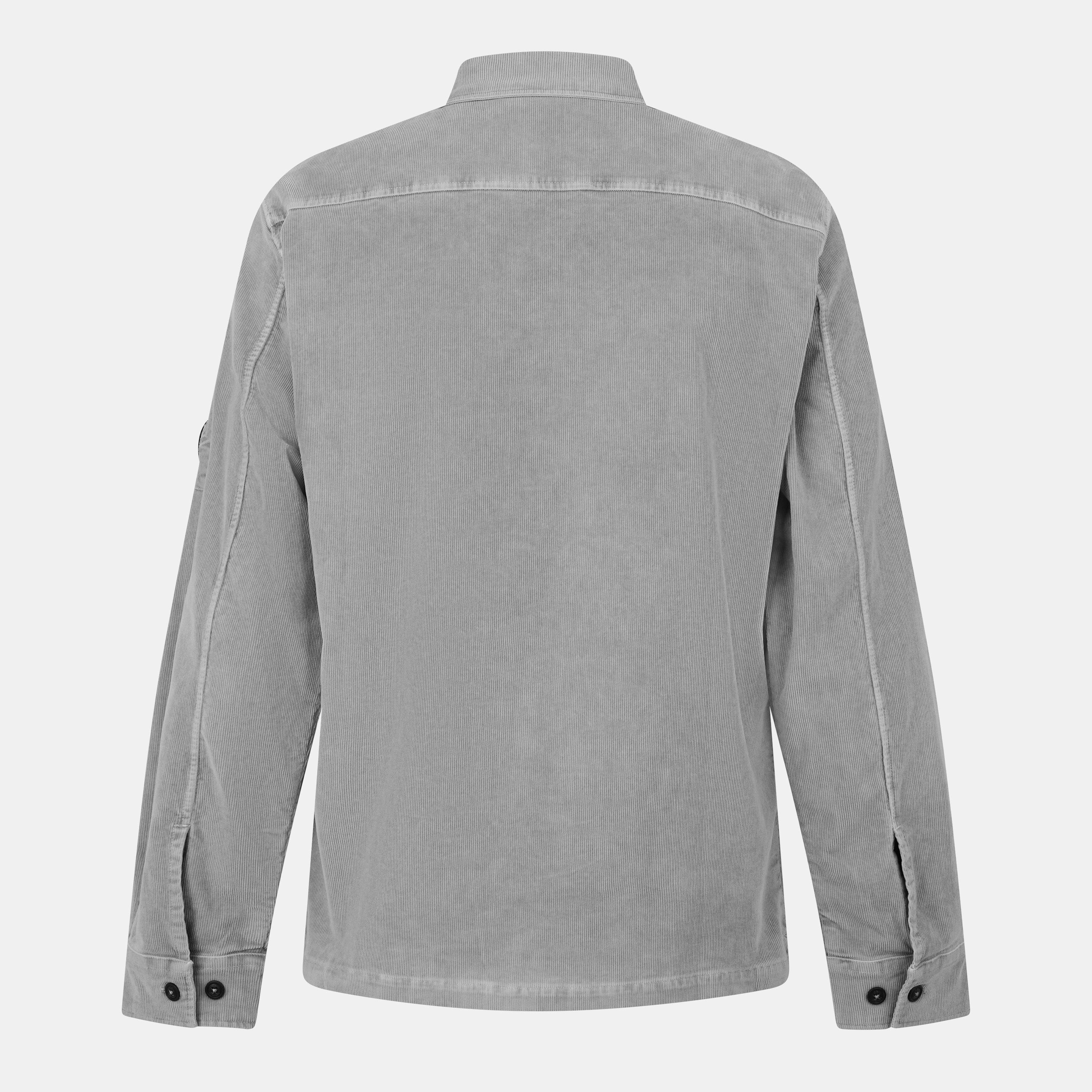 London Fog 331 - CP Company - Men's Lens Cord Long Sleeve Plain Shirt - 2