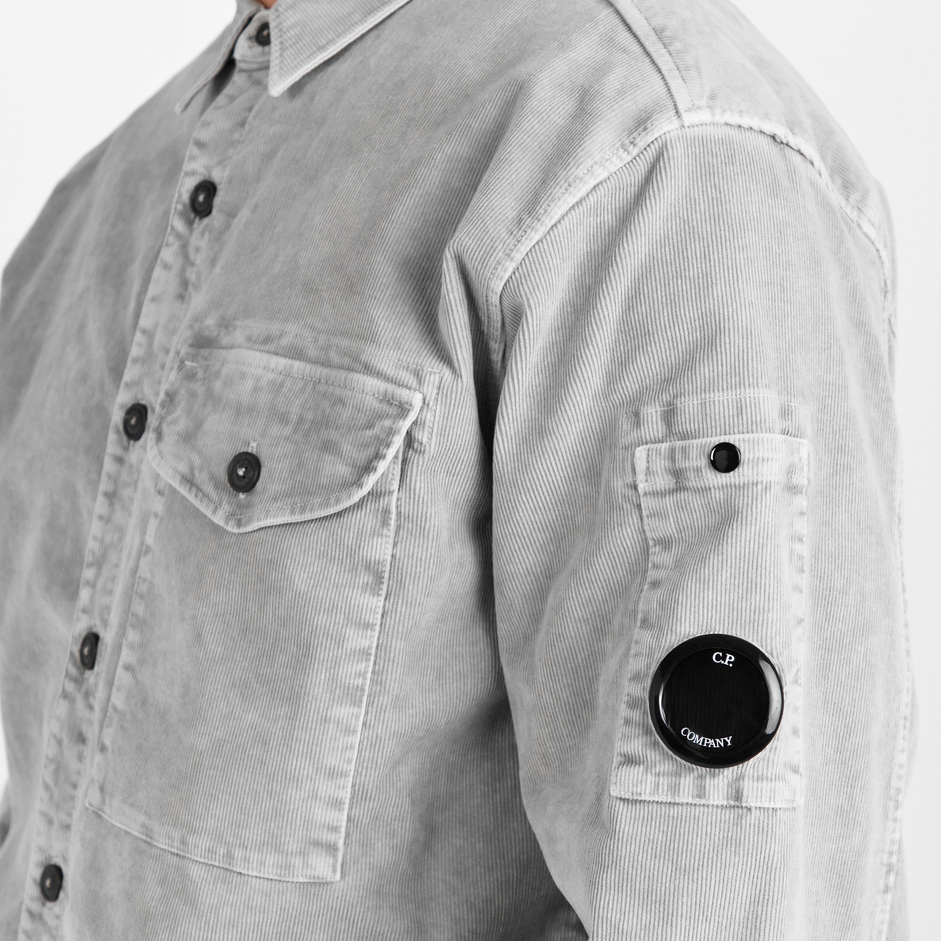 London Fog 331 - CP Company - Men's Lens Cord Long Sleeve Plain Shirt - 5