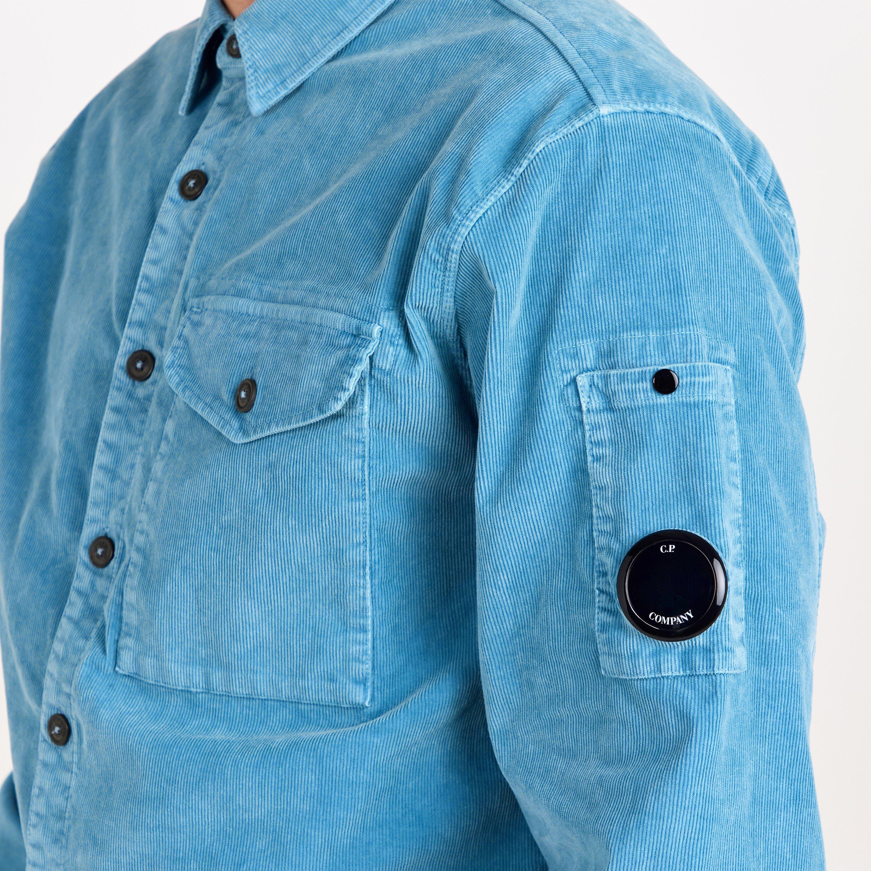 Aegean Blue 815 - CP Company - CP Lens Cord Shirt Sn61 - 5