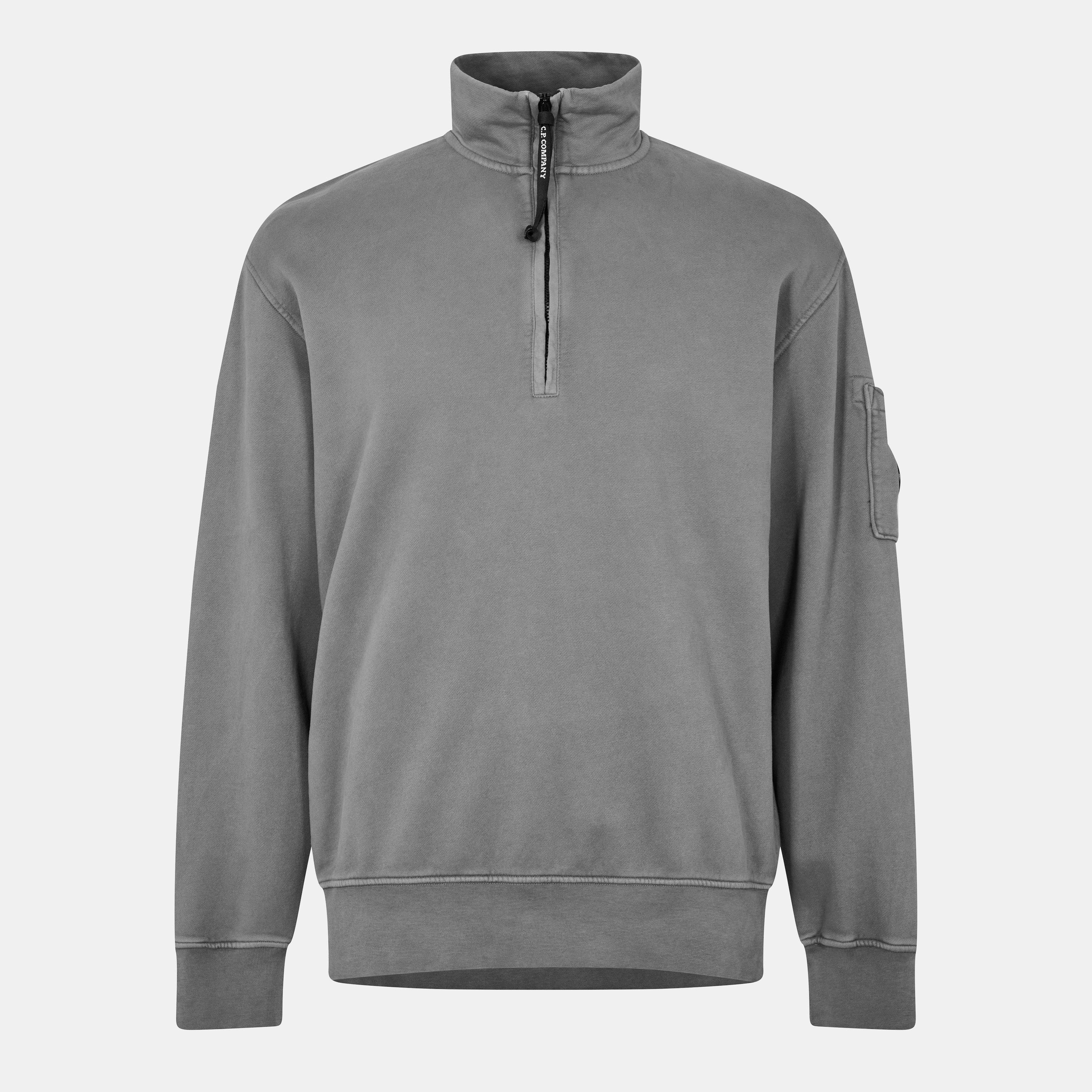 Gunmetal 921 - CP Company - CP half Zip Lens Swt Sn61 - 1