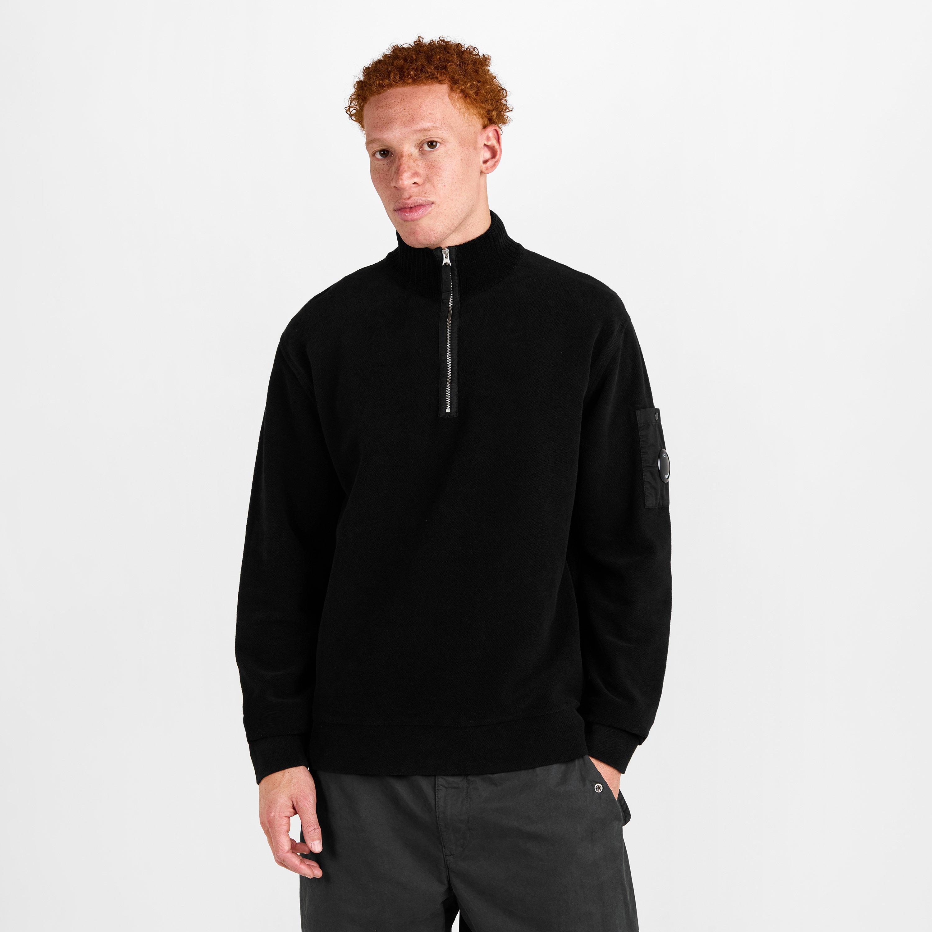 Black 999 - CP Company - CP quarter Zip Lens Swea Sn61 - 3