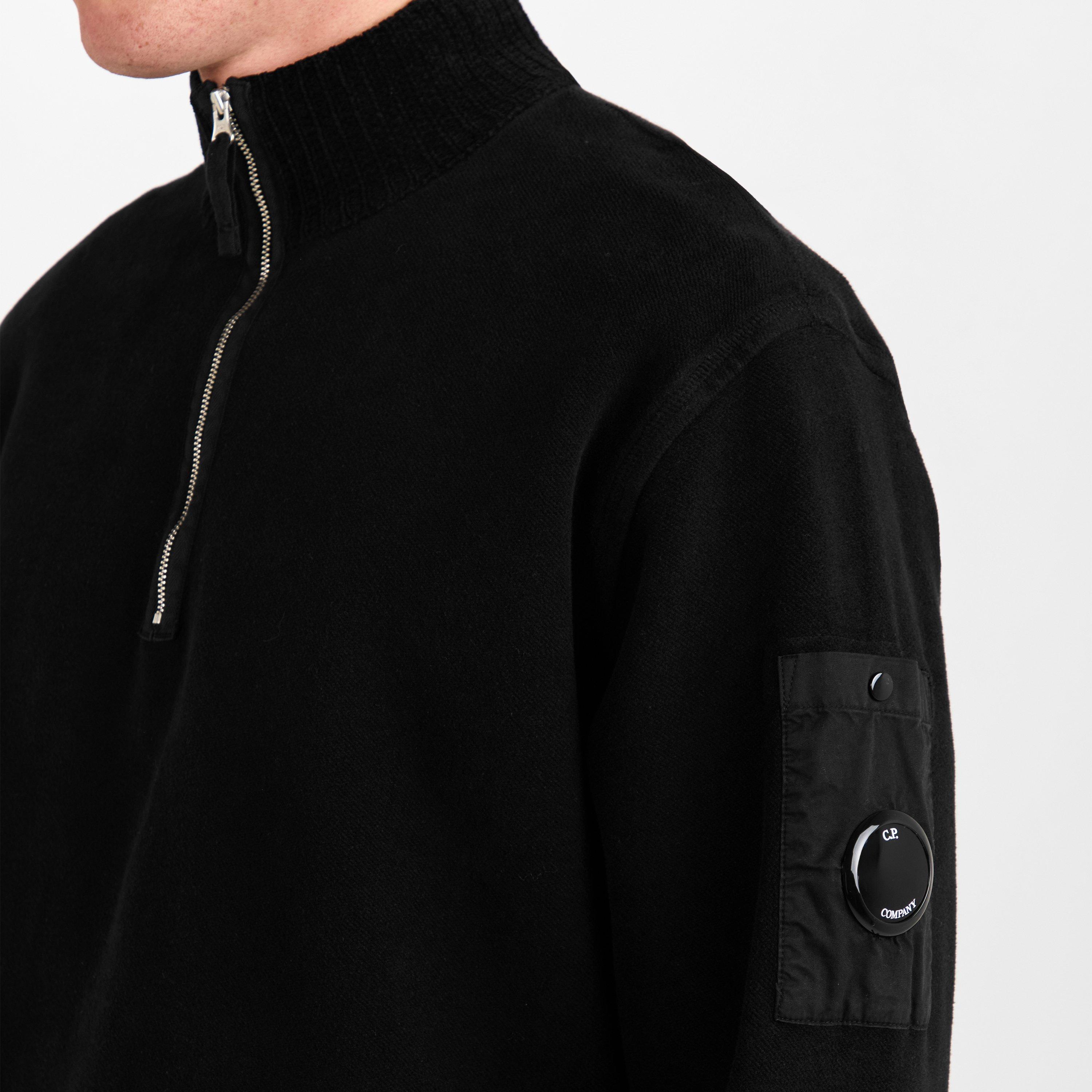 Black 999 - CP Company - CP quarter Zip Lens Swea Sn61 - 5