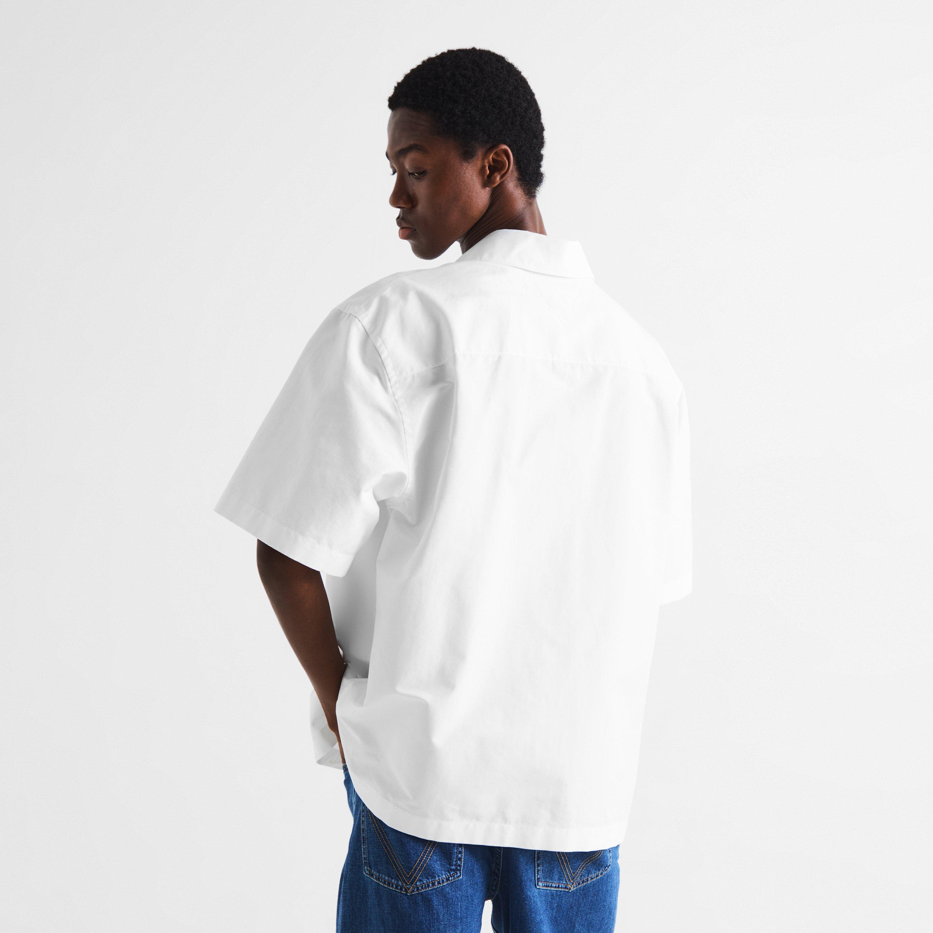 White - Bottega Veneta - Men's Short Sleeve Plain Shirt - 4