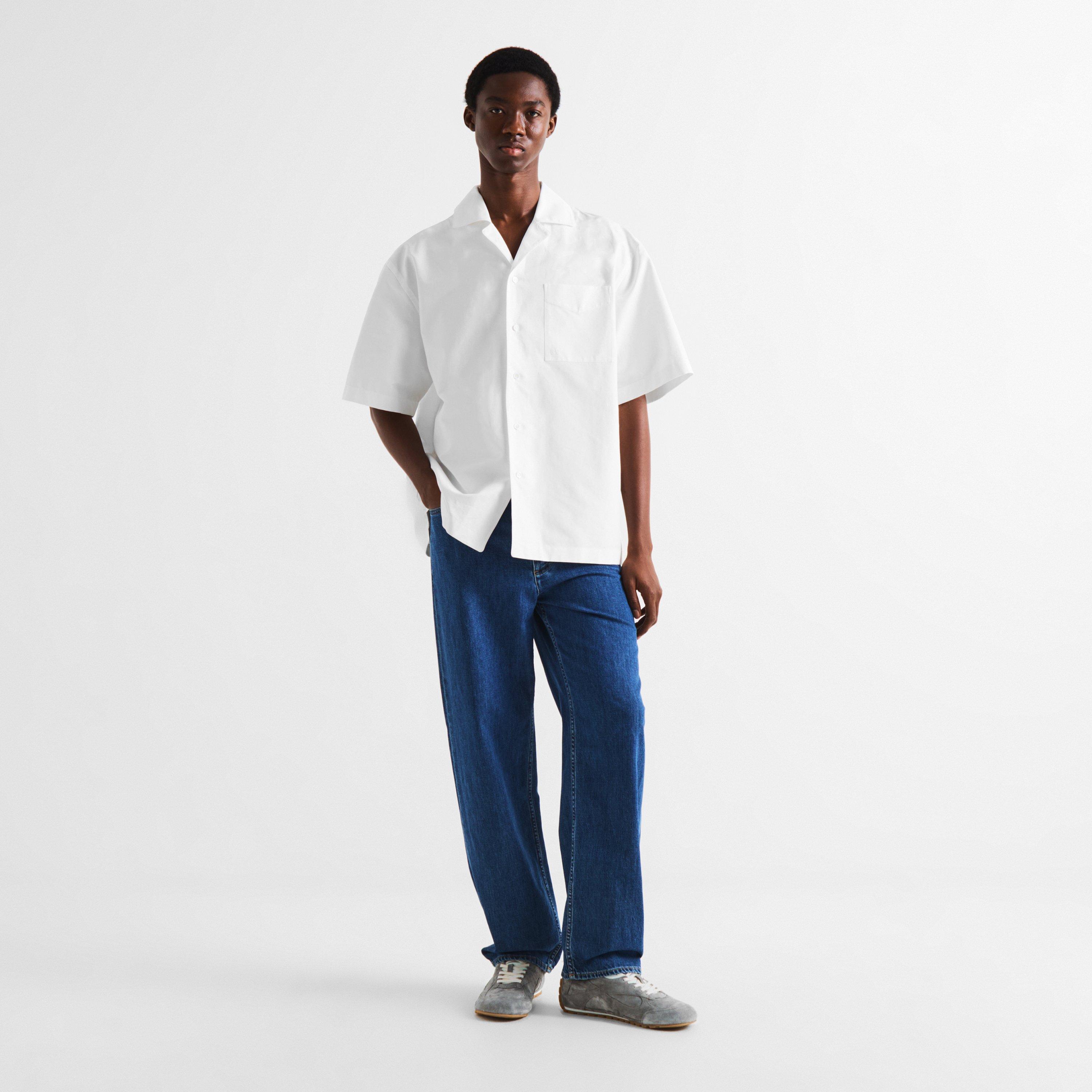White - Bottega Veneta - Men's Short Sleeve Plain Shirt - 5