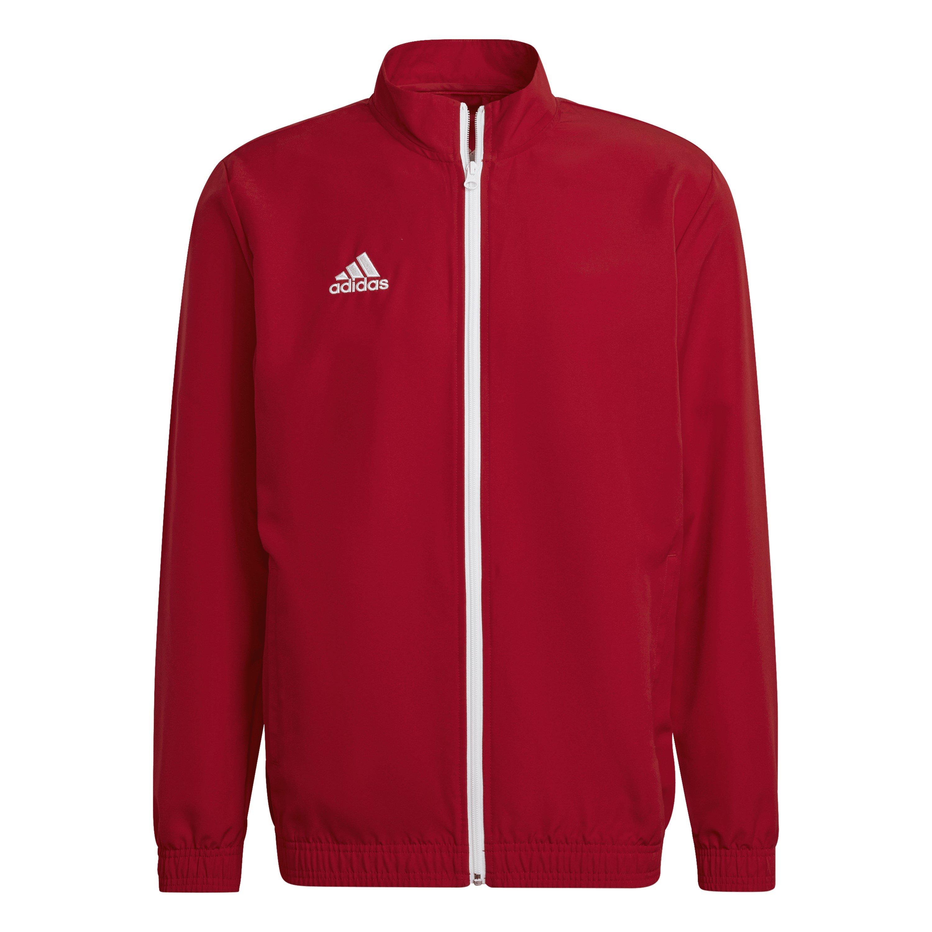 Adidas Men's Ent22 Pre Tracksuit Top - Power Red - M