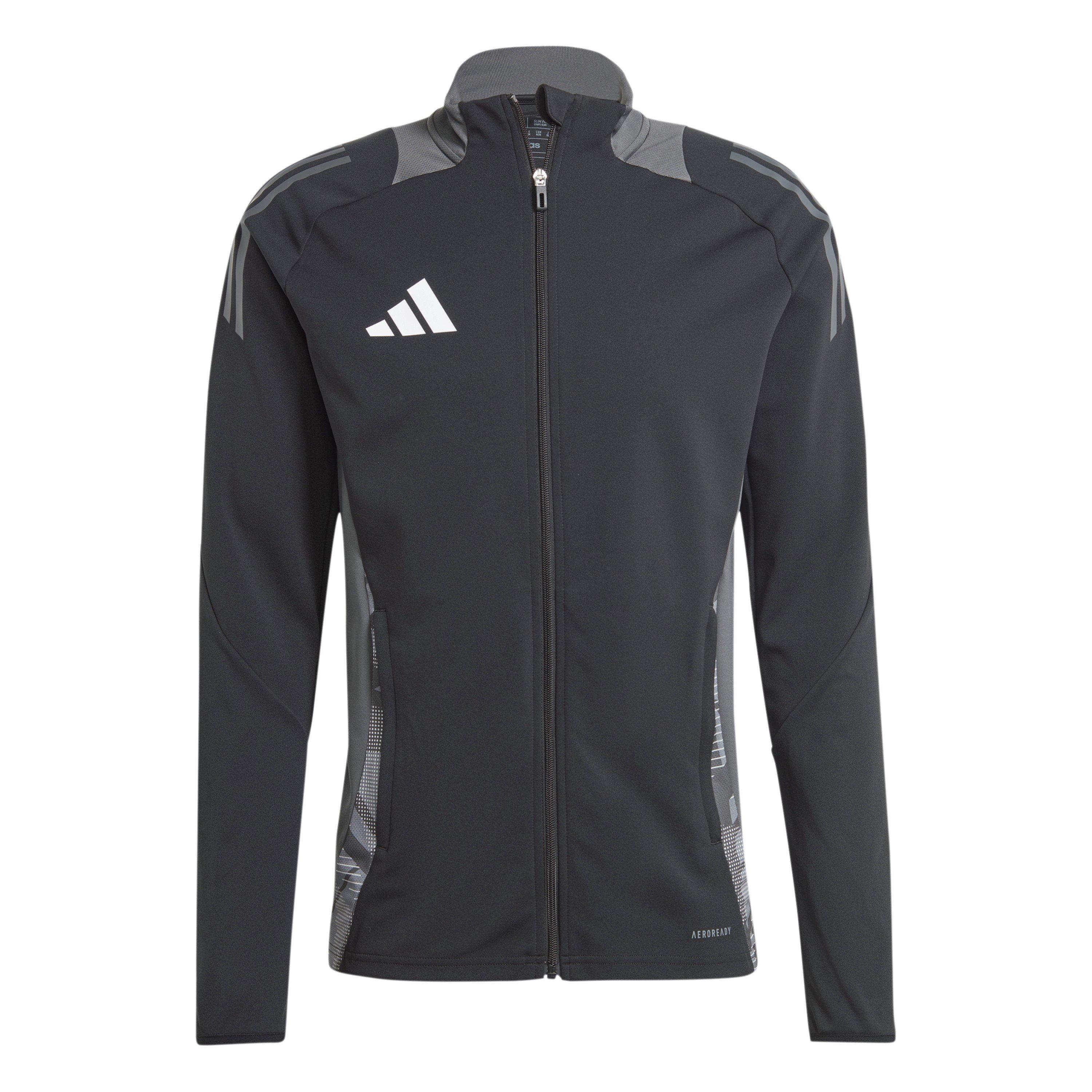 Crno/tamno sivo - adidas - Tiro24 C Tr Jkt Tracksuit Top Mens - 1