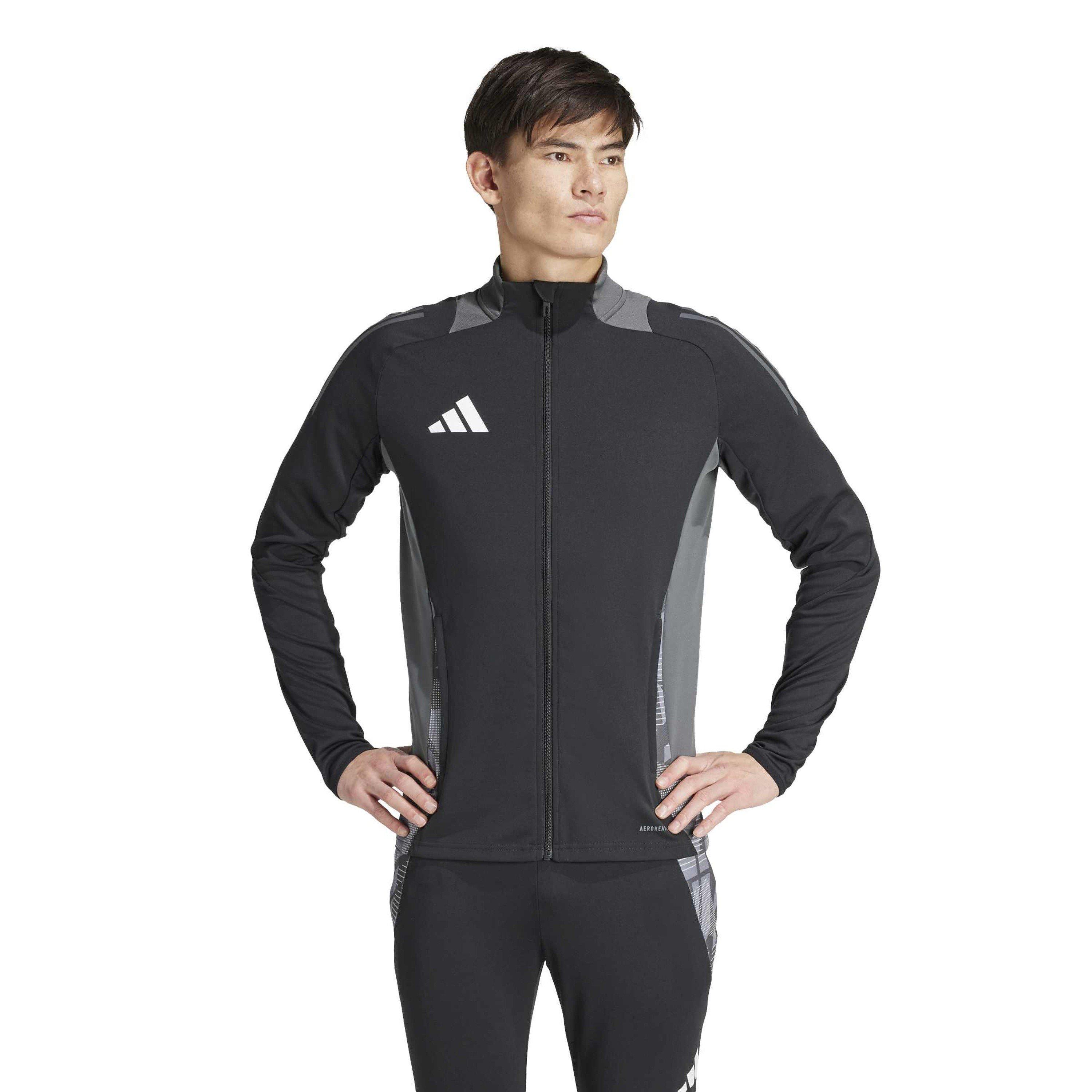 Crno/tamno sivo - adidas - Tiro24 C Tr Jkt Tracksuit Top Mens - 2
