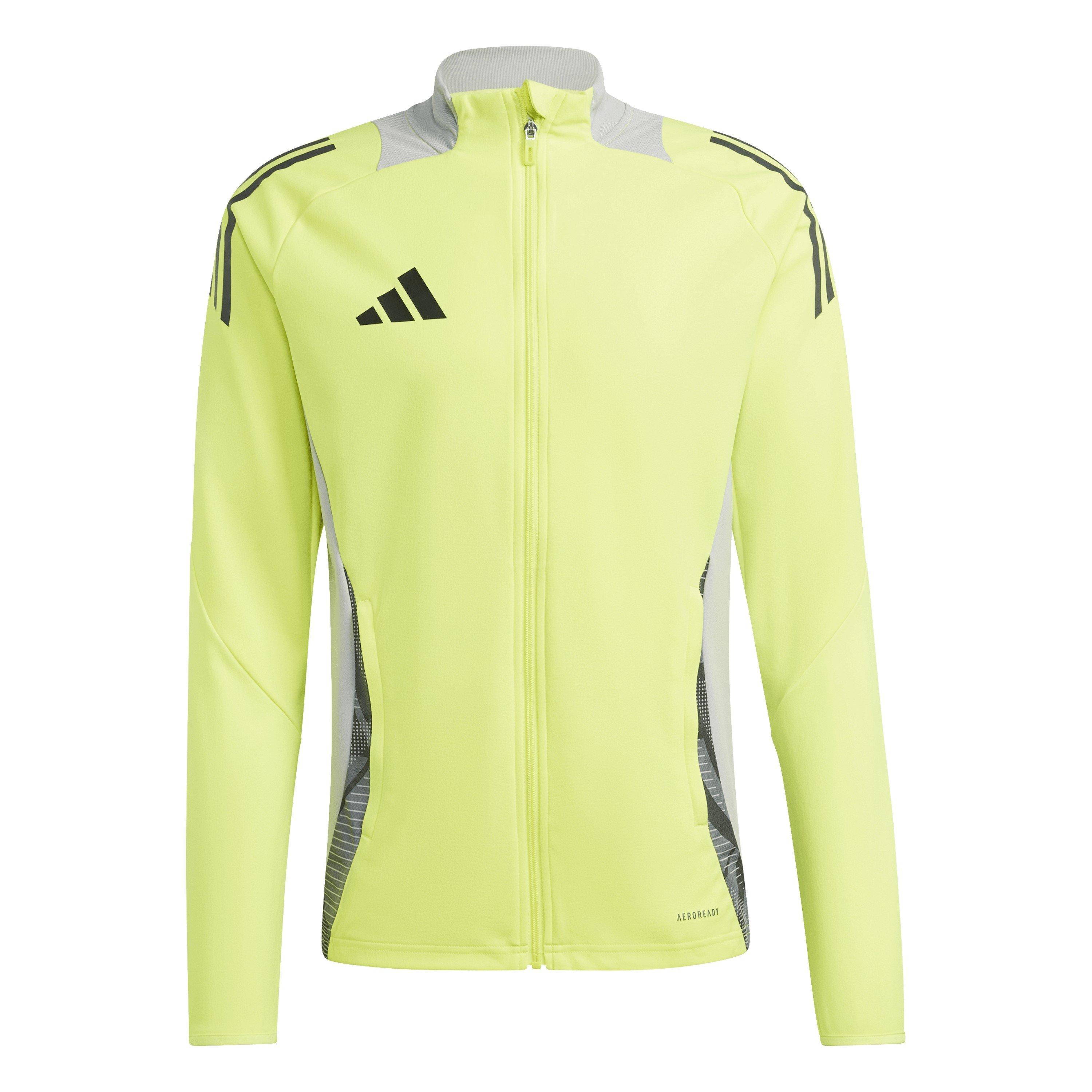 Adidas Men's Tiro24 C Trainer Tracksuit Top - Solar Yellow - L