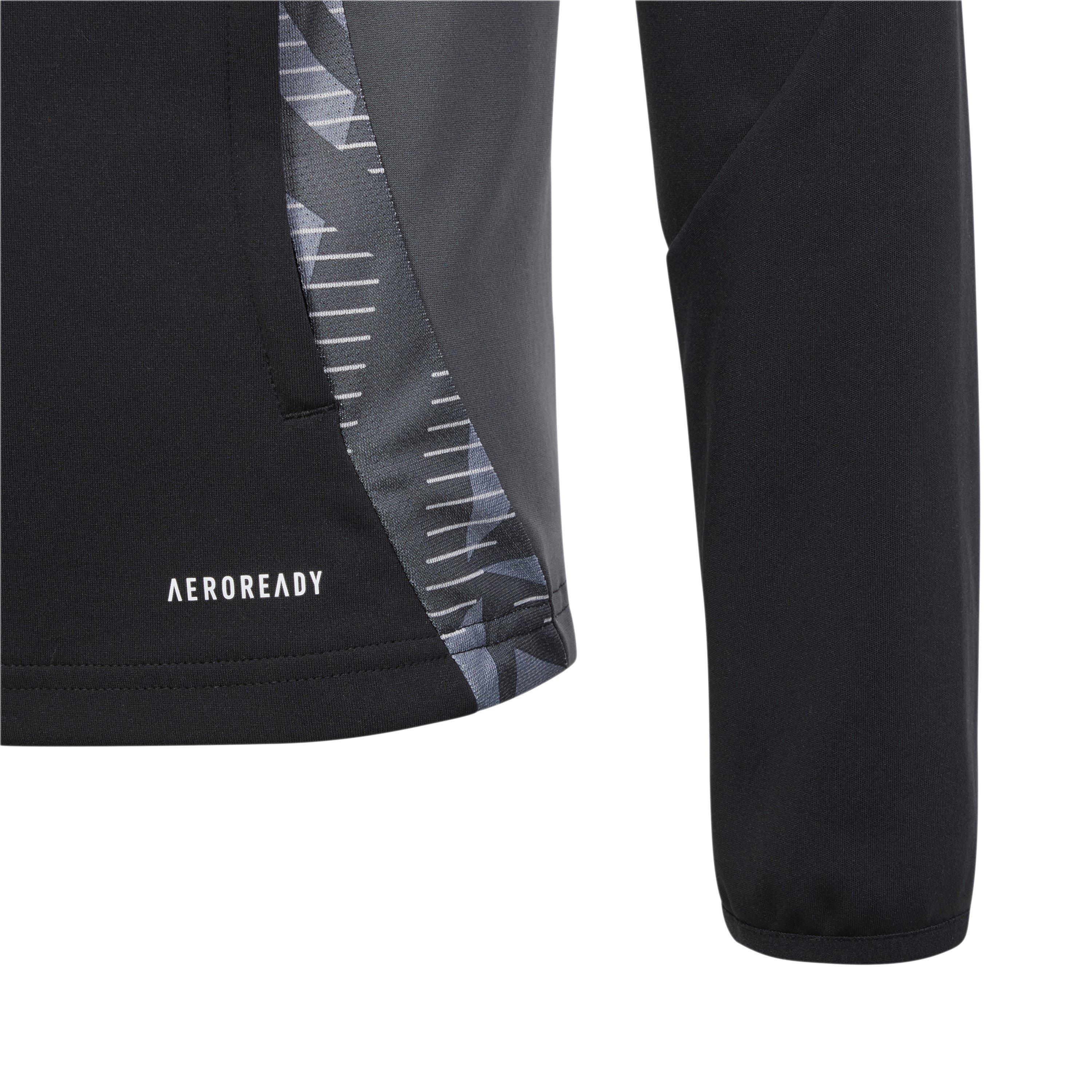 Zwart/Donkergrijs - adidas - Tiro24 C Trjkty Tracksuit Top Unisex Kids - 3