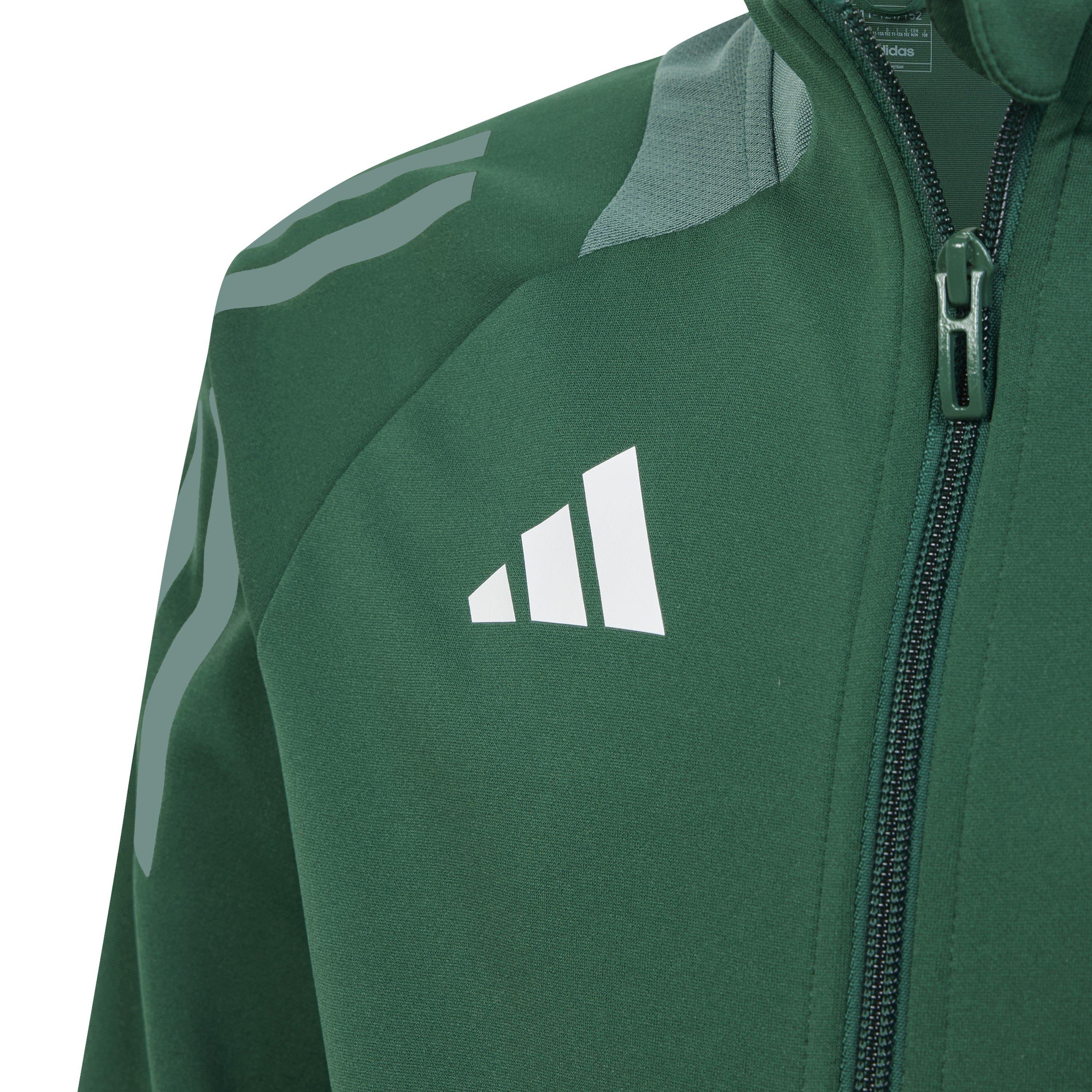 Dark Green - adidas - Tiro24 C Trjkty Tracksuit Top Unisex Kids - 3