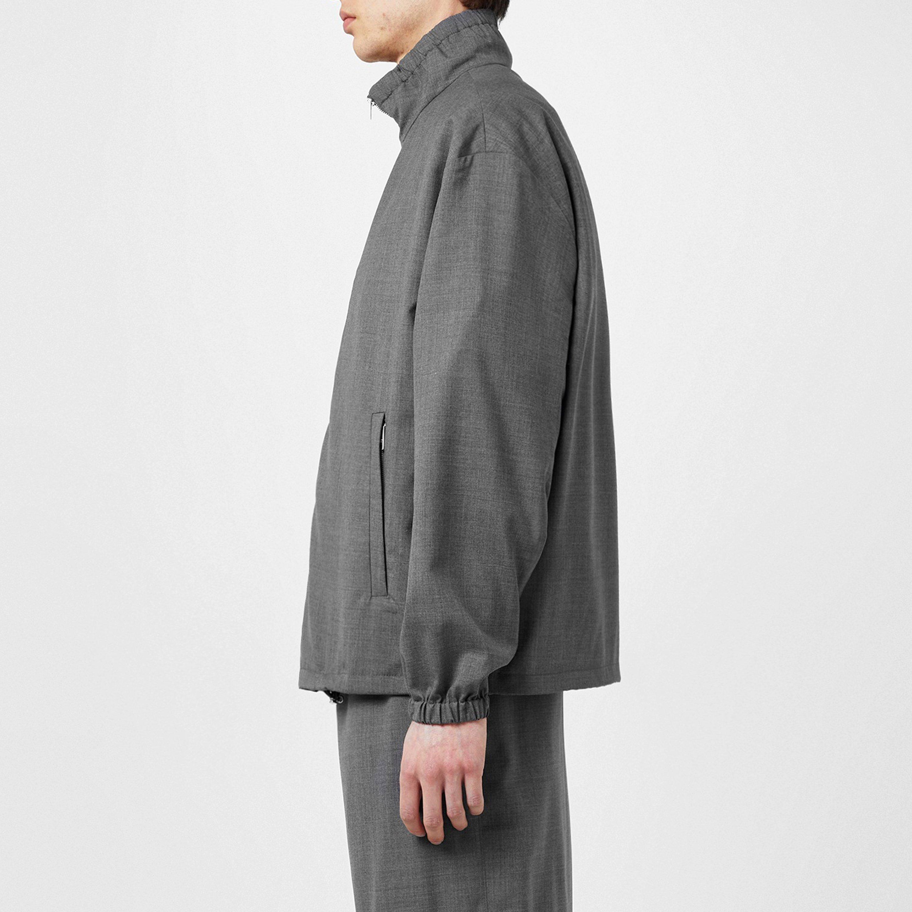 Grey - Prada - Wool Blouson Jacket - 5