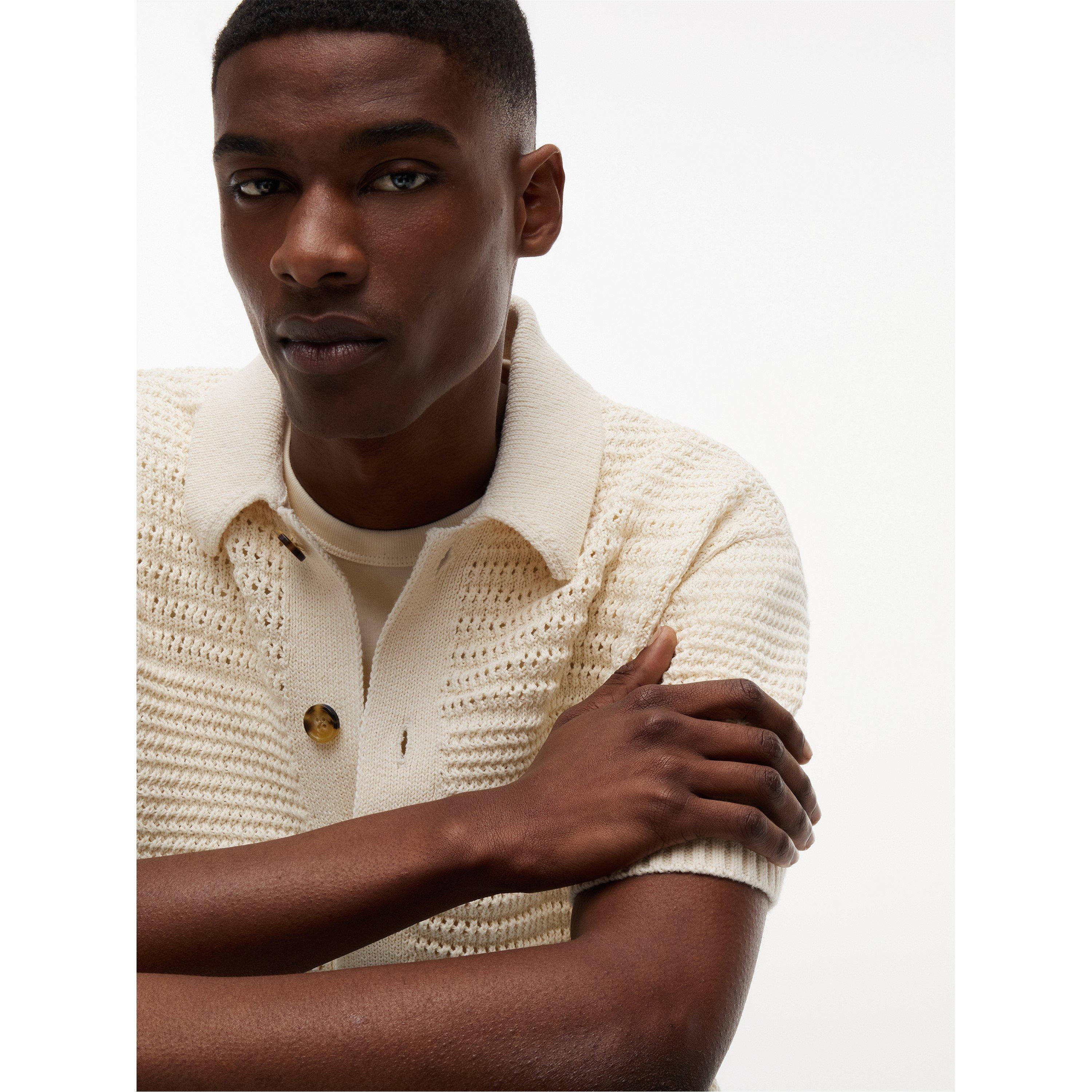 Calico - Tommy Jeans - Men's Patterned Short Sleeve Shirt - 5
