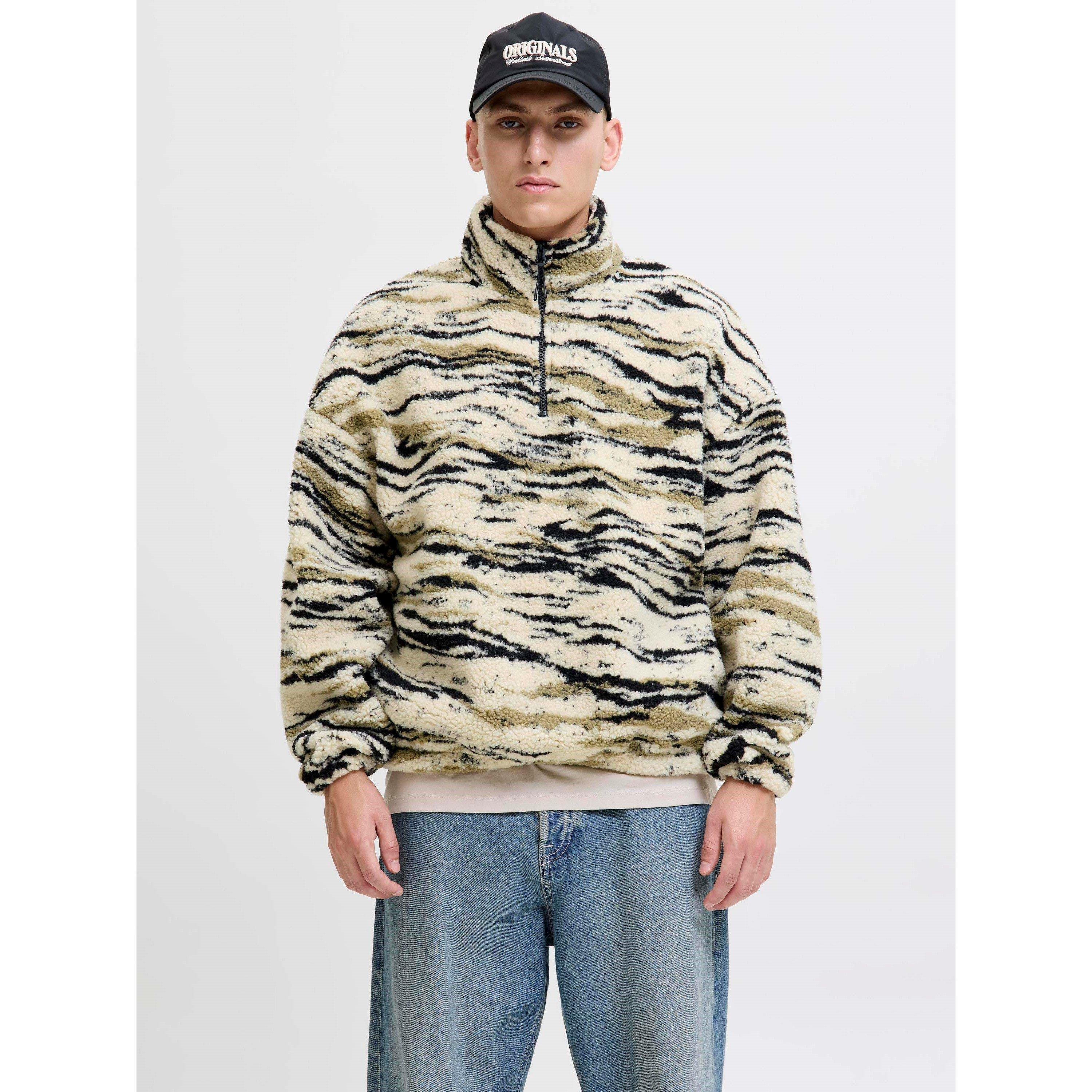 Porridge (or Flocons d'avoine) - Jack and Jones - Skin Teddy Half Zip Top Mens - 2