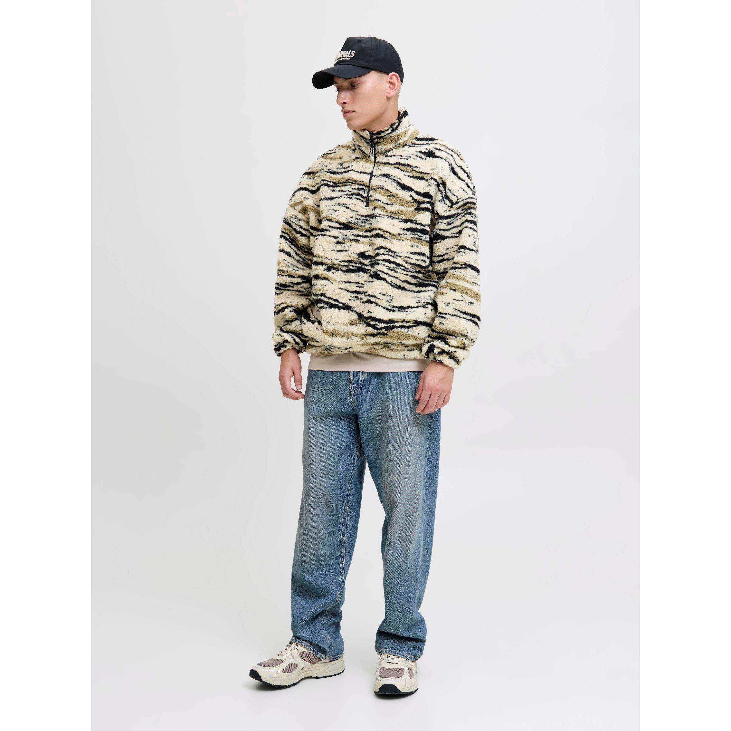 Porridge (or Flocons d'avoine) - Jack and Jones - Skin Teddy Half Zip Top Mens - 7