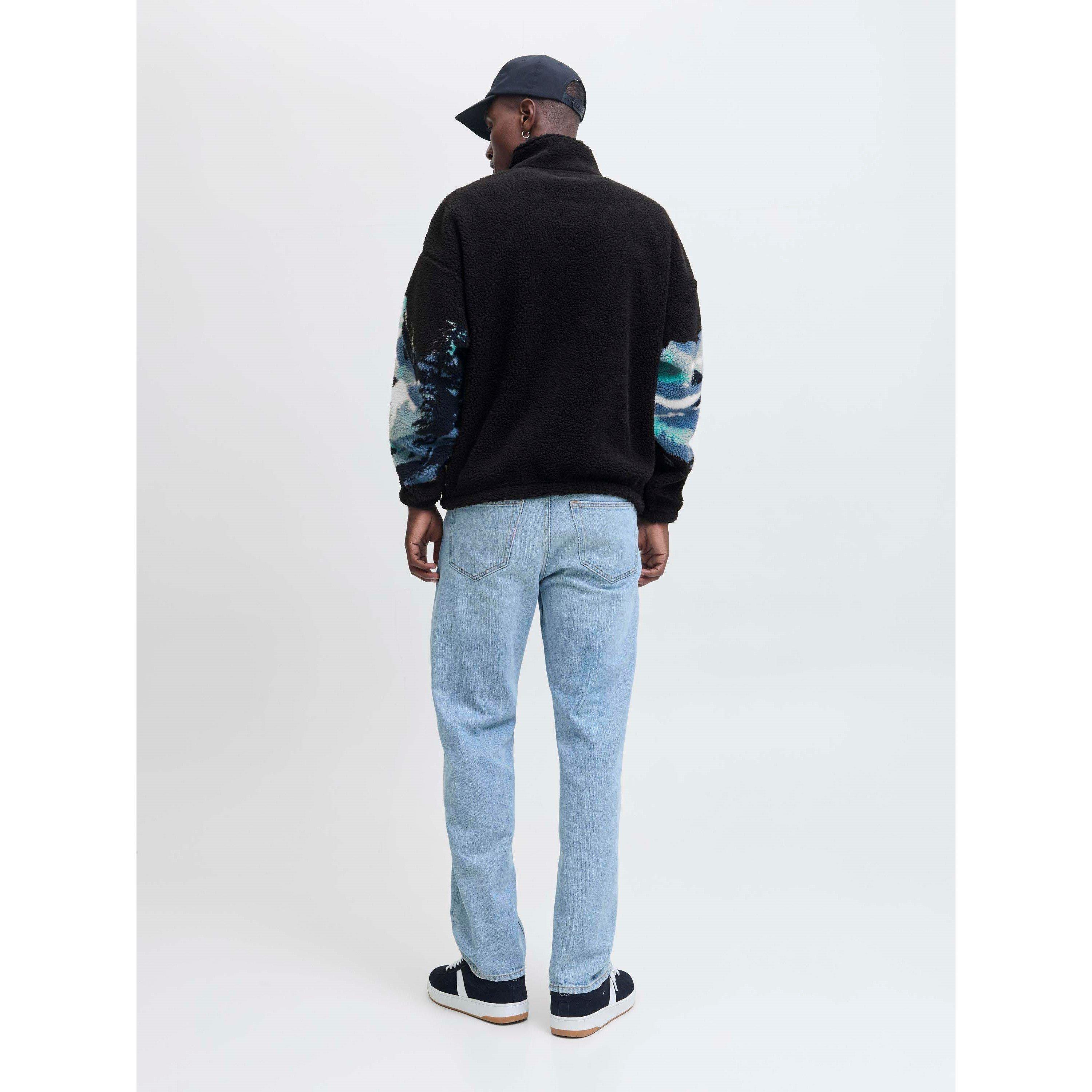 Mont noir - Jack and Jones - Bear Mountain Teddy Half Zip Top Mens - 4