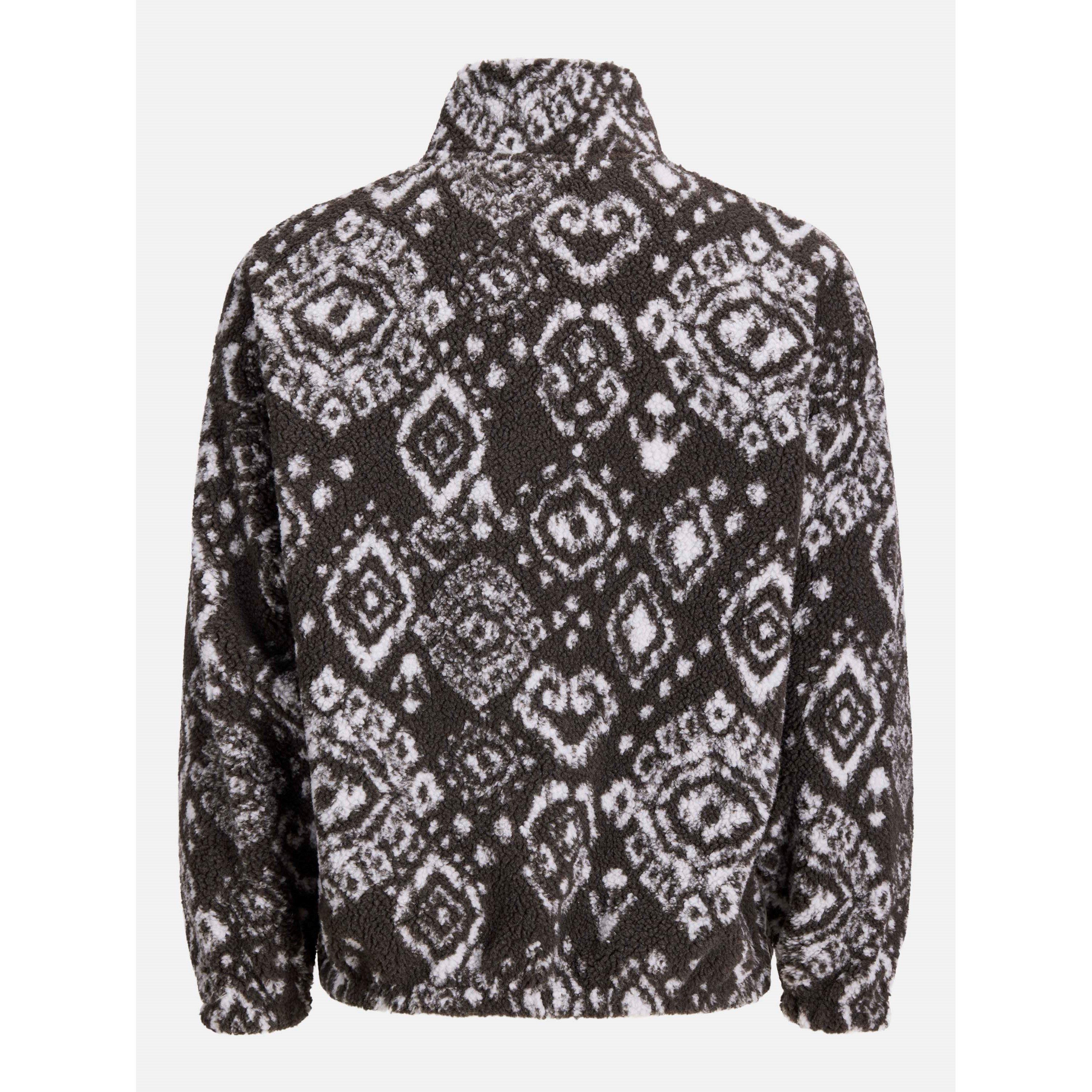 Asphalte - Jack and Jones - Paddy Teddy Half Zip Top Mens - 2