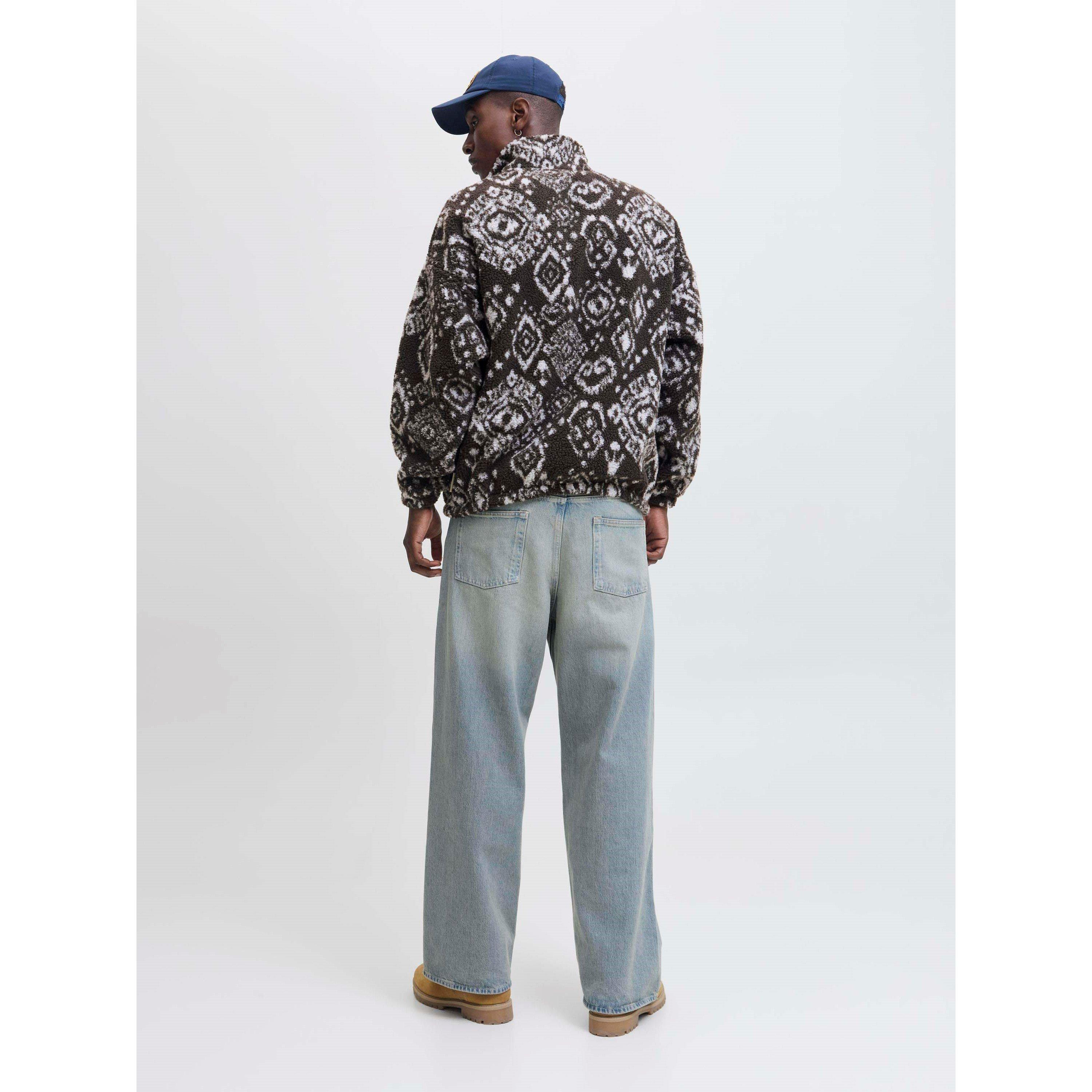 Asphalte - Jack and Jones - Paddy Teddy Half Zip Top Mens - 4