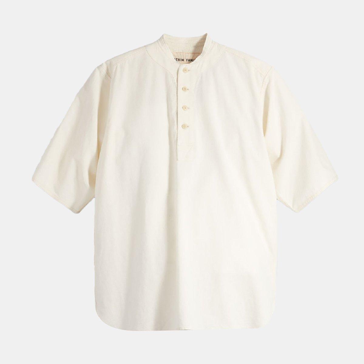 Chambray Wht R - Levis - Men's Short Sleeve Plain Shirt - 1