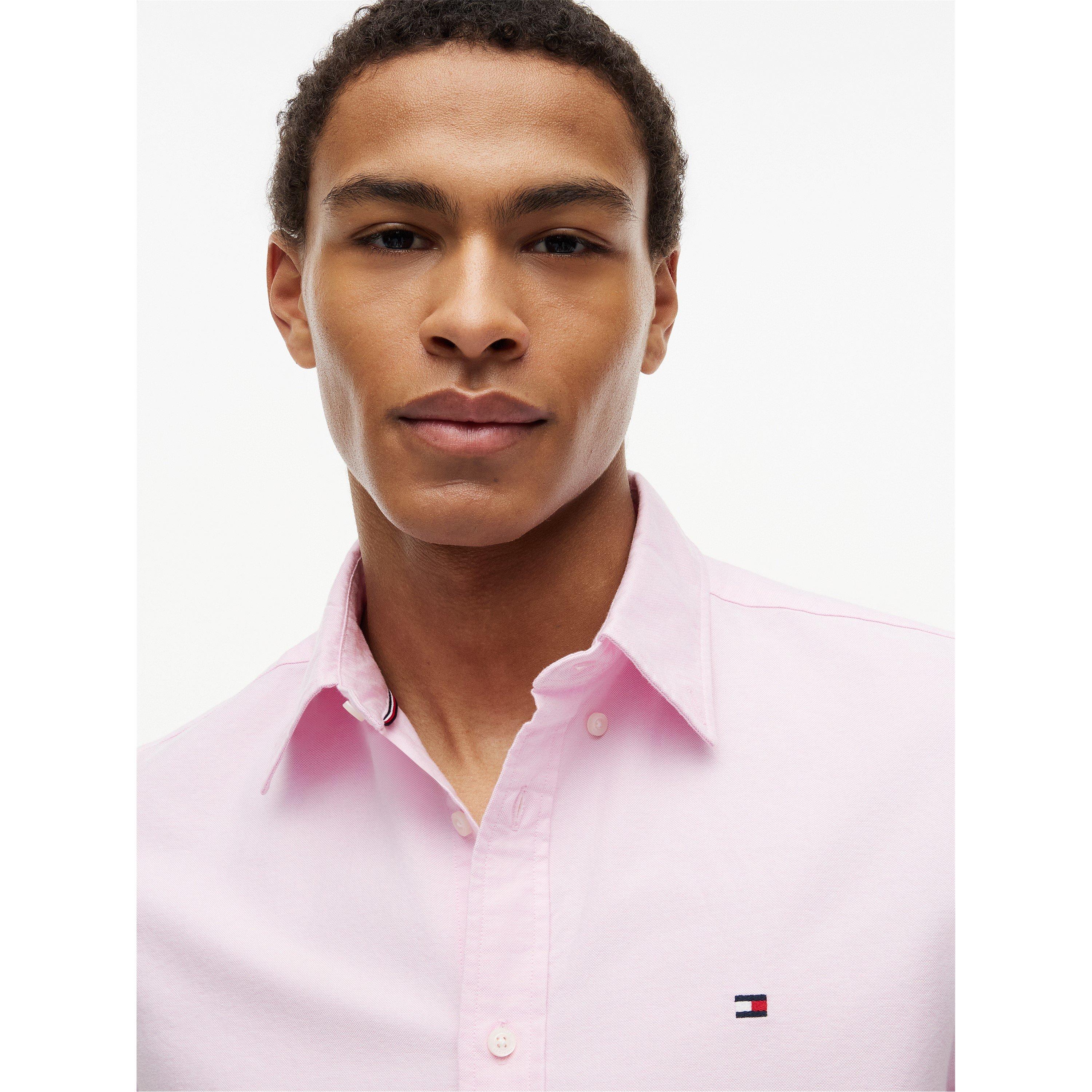 Rose Petal - Tommy Hilfiger - Men's Long Sleeve Shirt - 4