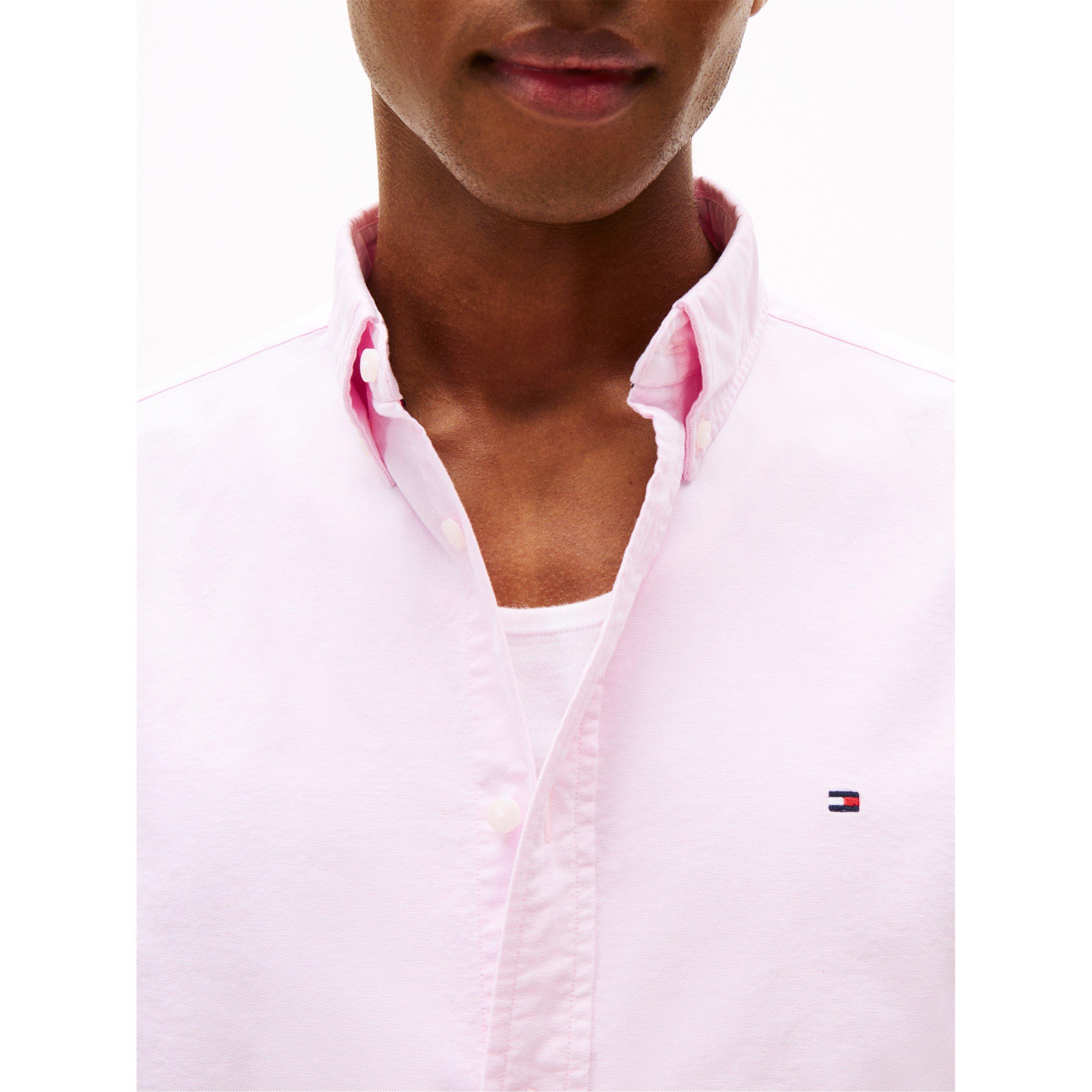 Rose Petal - Tommy Hilfiger - Men's Long Sleeve Shirt - 5